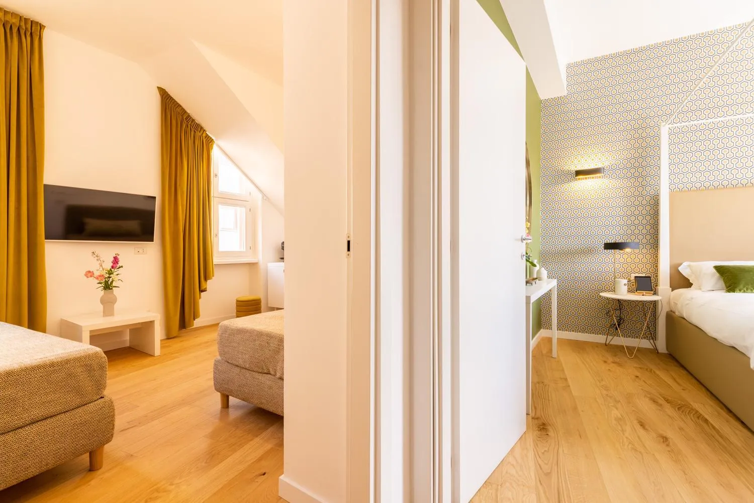 Bed in Navona 49 Luxury Suites&Apartment