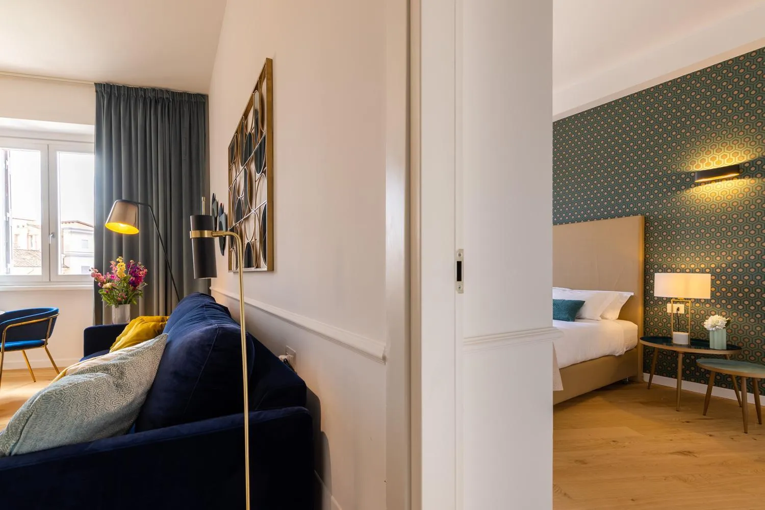 Living room, Bed in Navona 49 Luxury Suites&Apartment