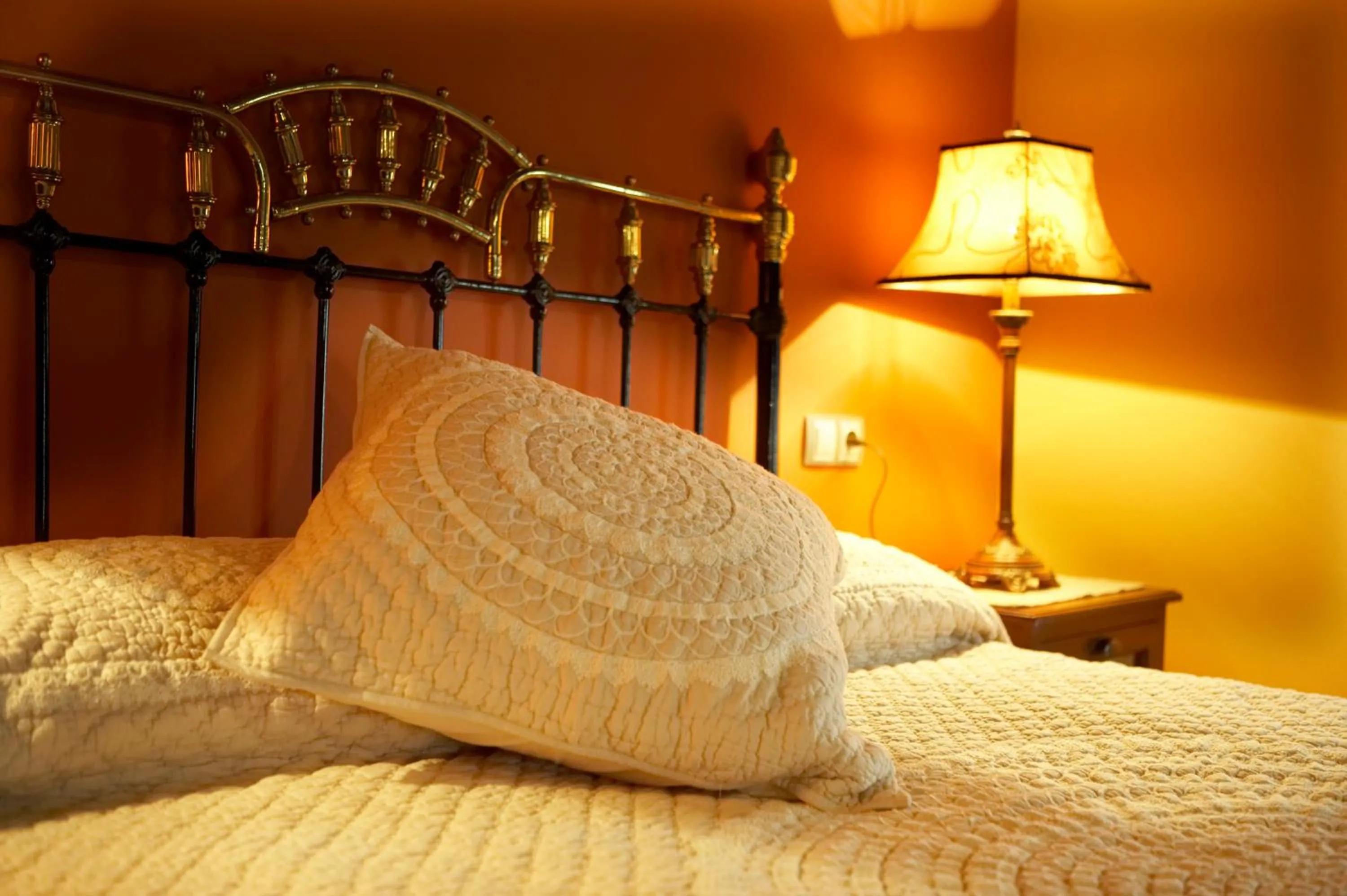 Bed in Hotel Rural Casona Trabadelo