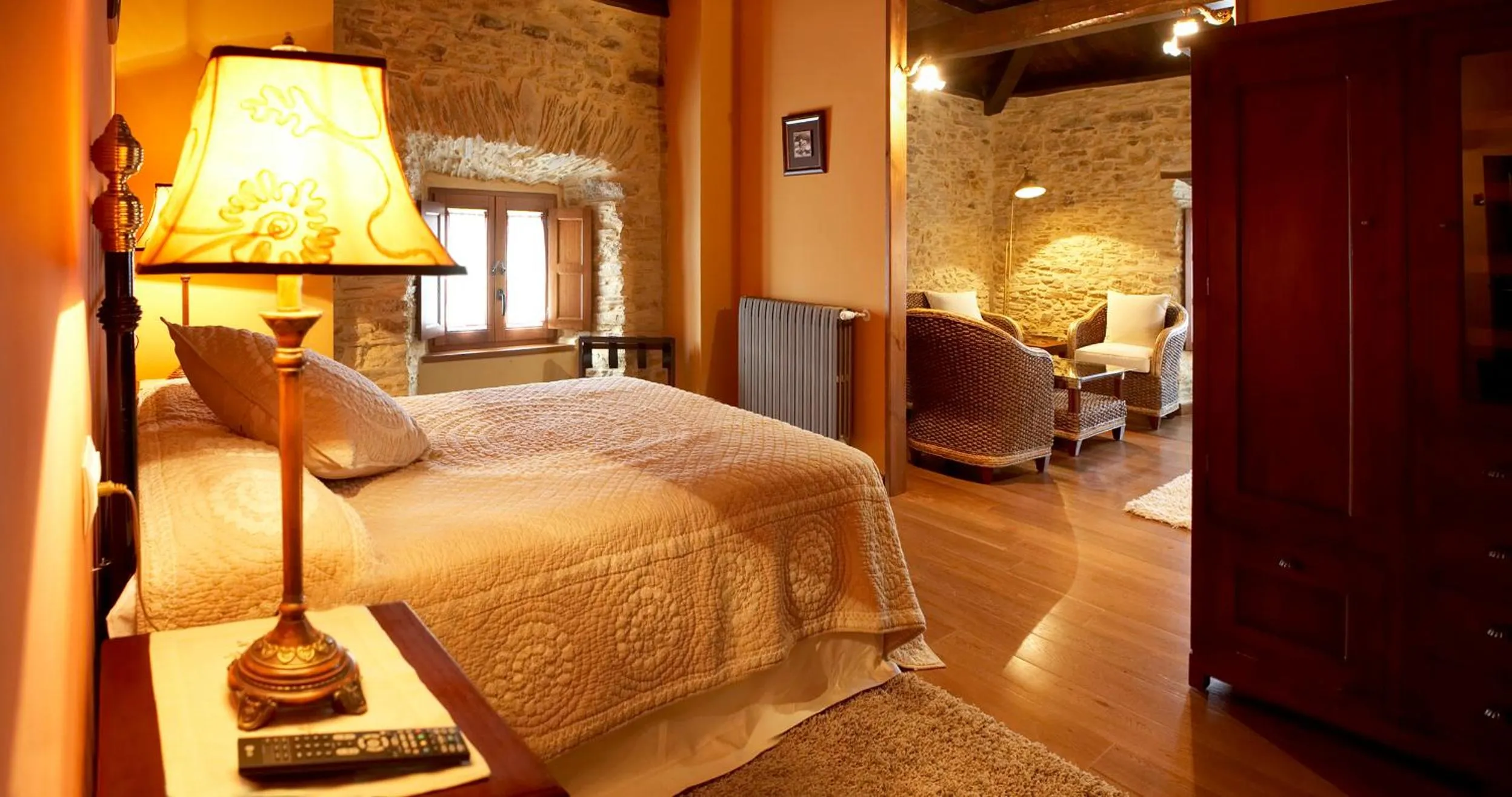 Bed in Hotel Rural Casona Trabadelo