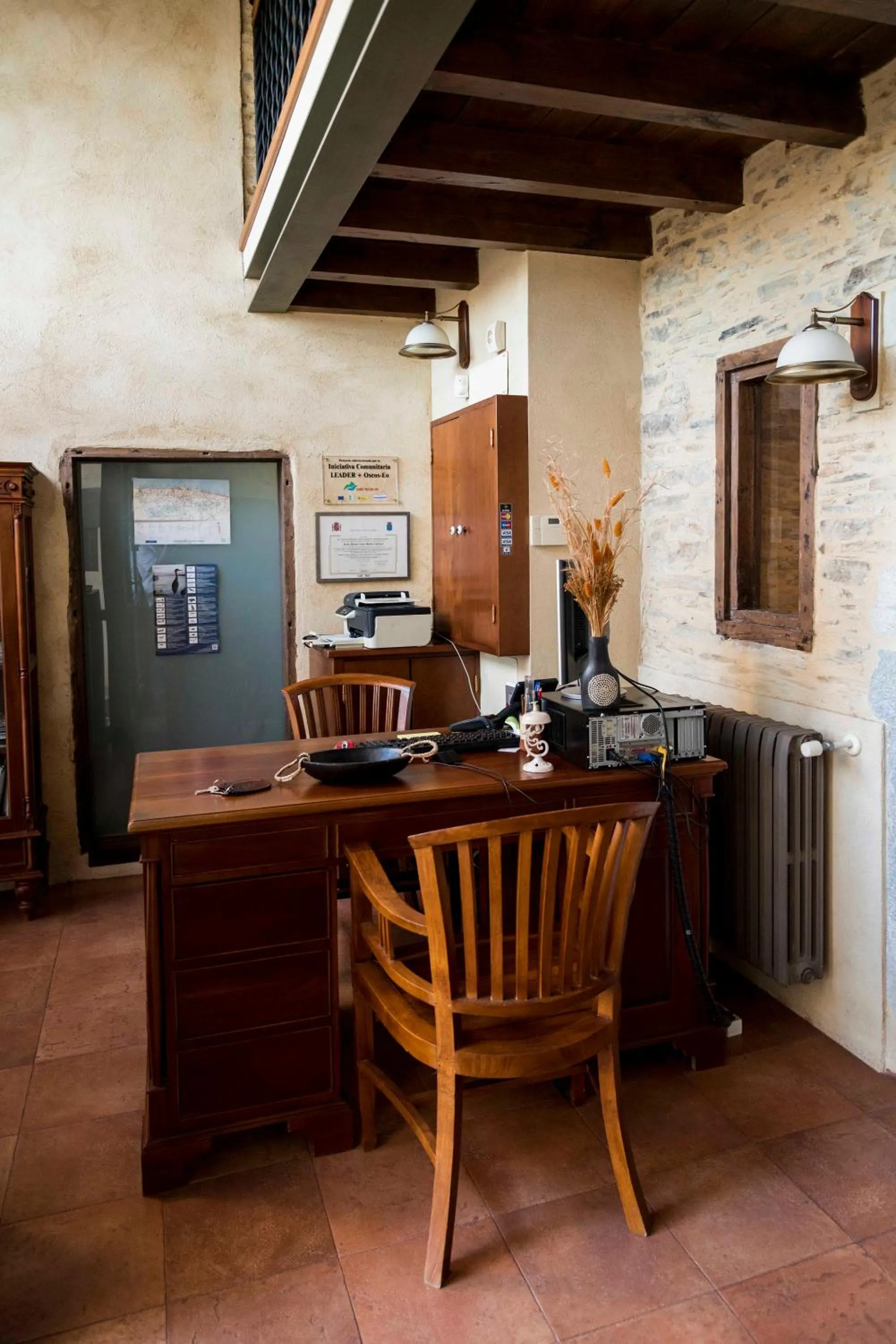 Lobby or reception in Hotel Rural Casona Trabadelo
