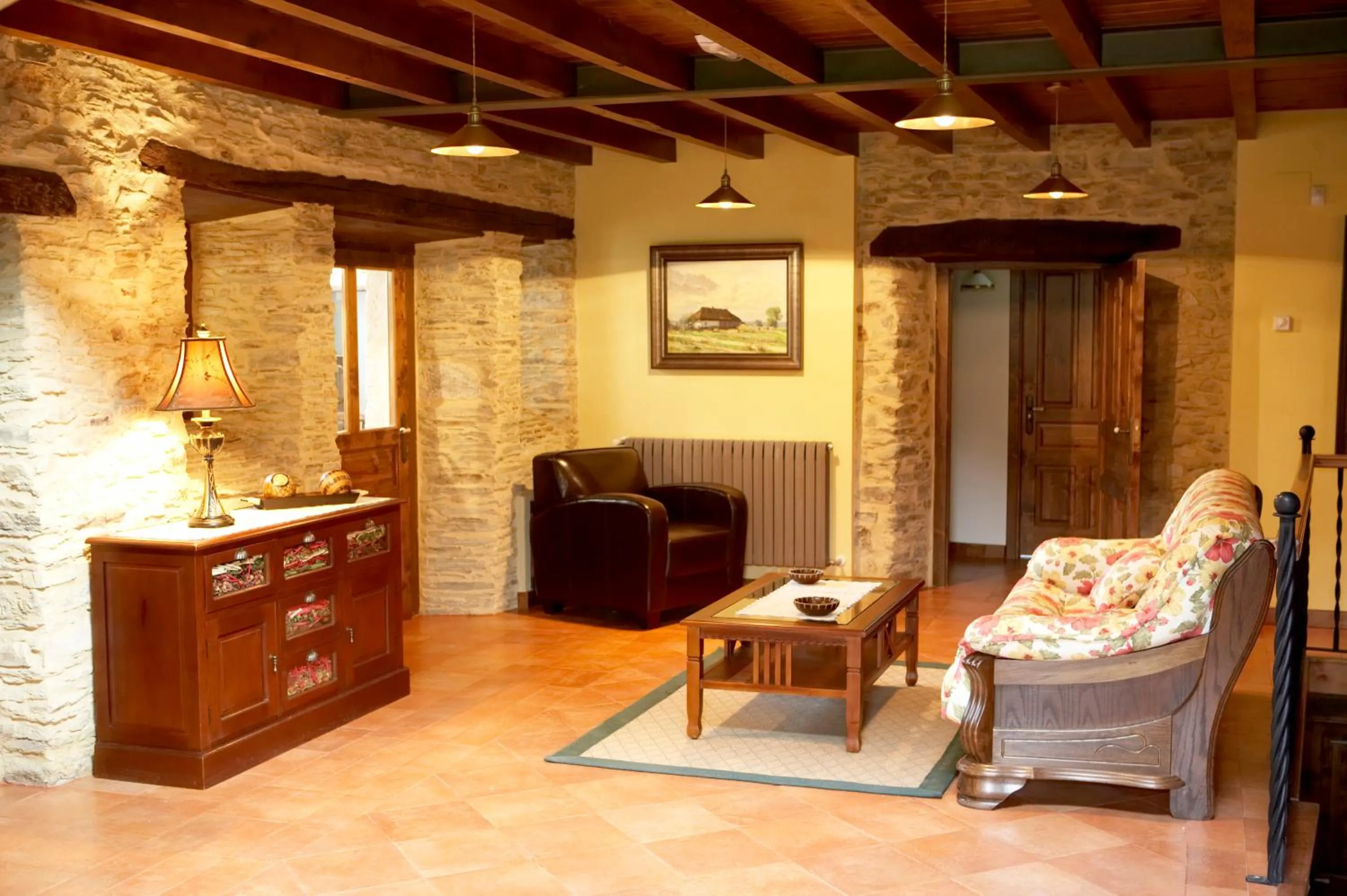 Living room in Hotel Rural Casona Trabadelo