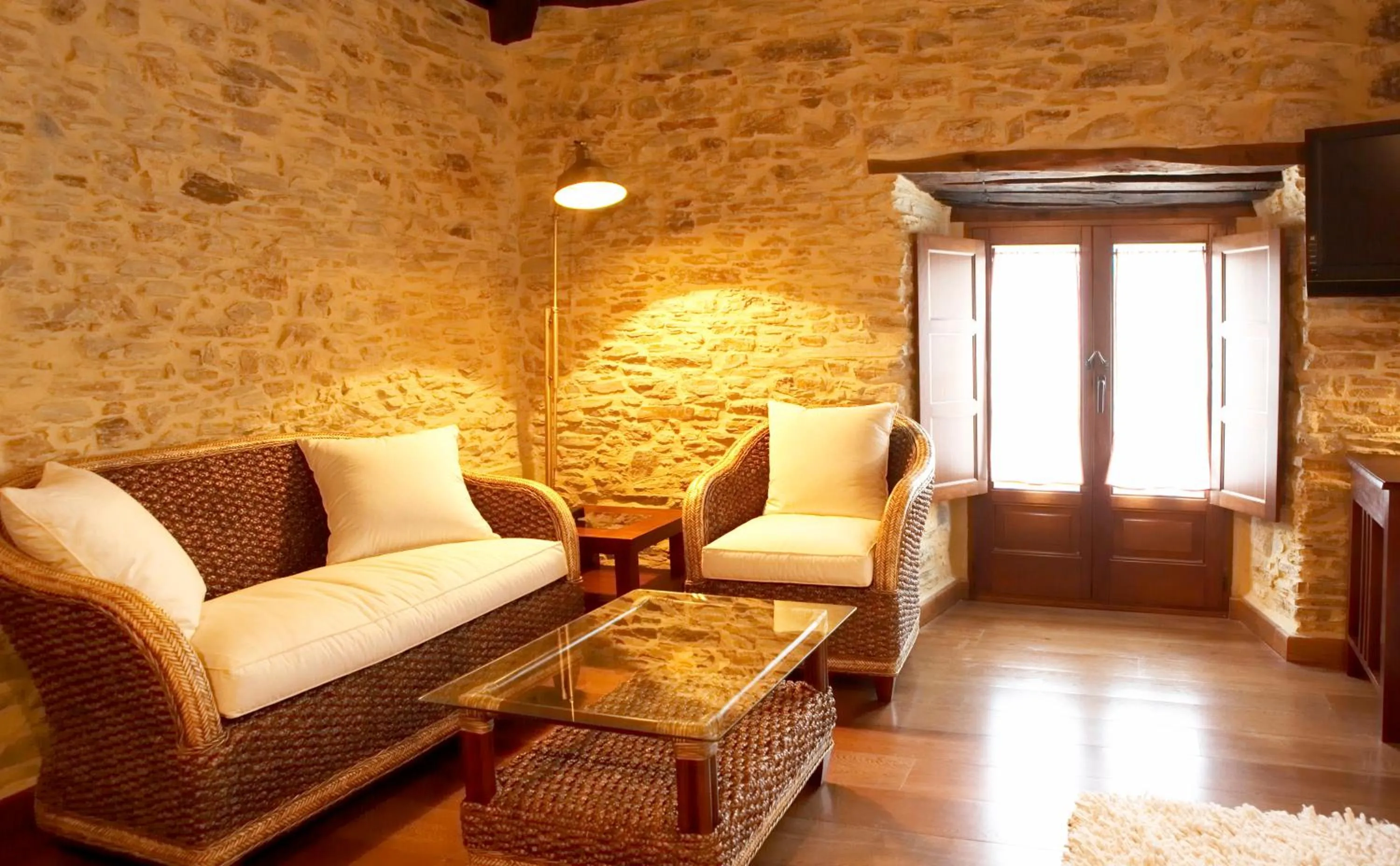 Bed in Hotel Rural Casona Trabadelo