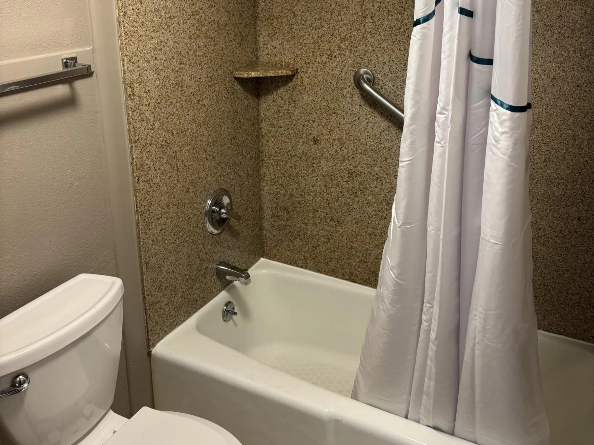 Bathroom in HomeTowne Studios by Red Roof Hagerstown - Williamsport, MD