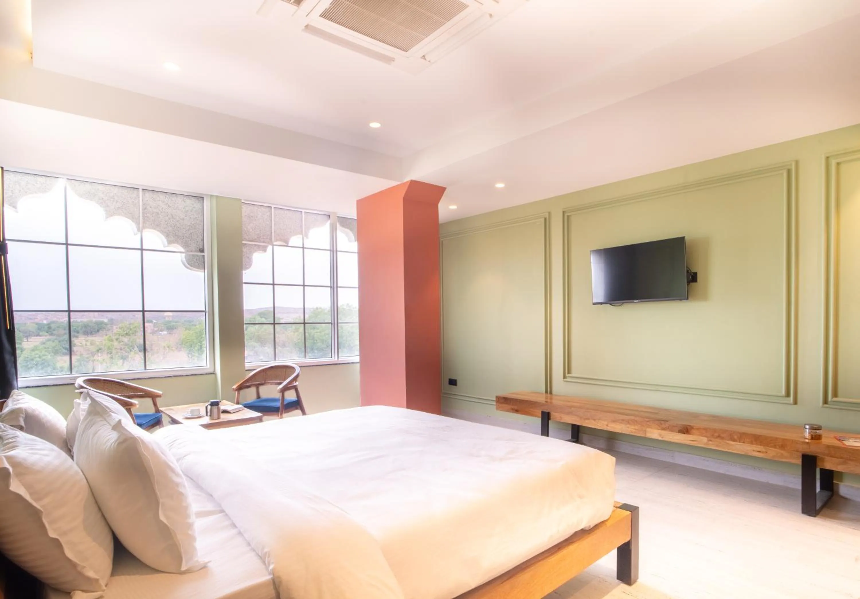 Communal lounge/ TV room, Bed in The Sky Imperial, Jodhpur