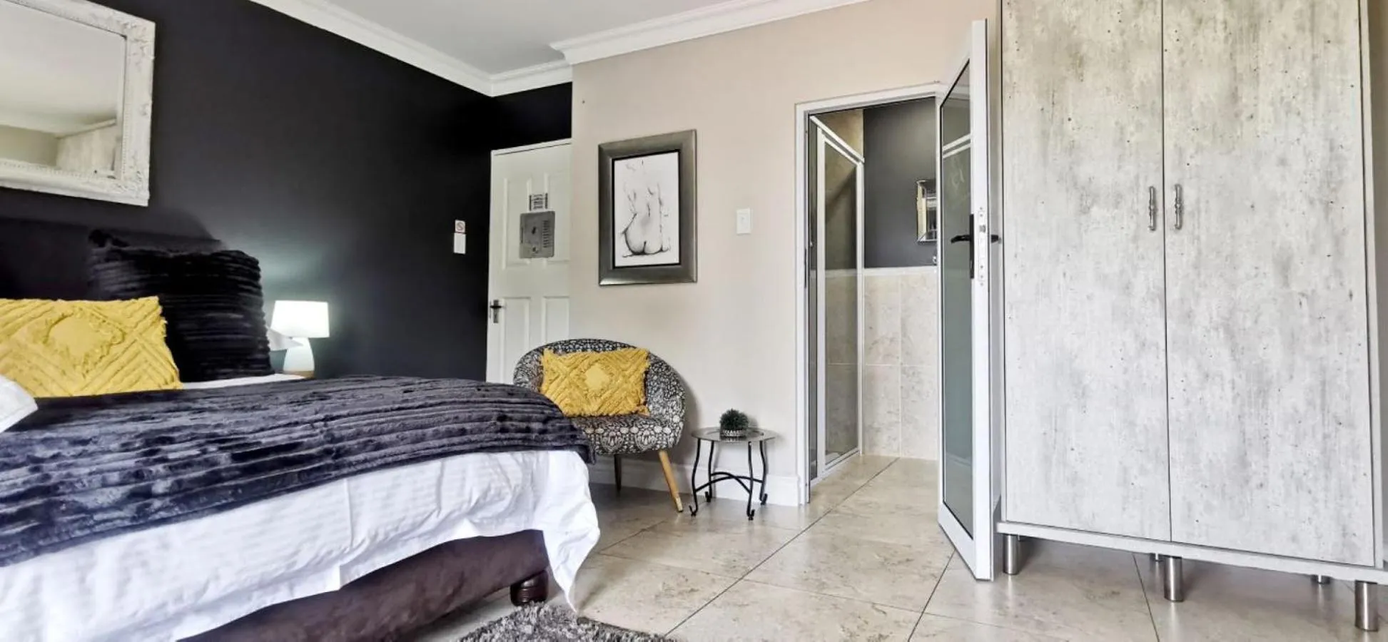 Bedroom, Bed in Bokmakierie Gastehuis Emalahleni Pty Ltd