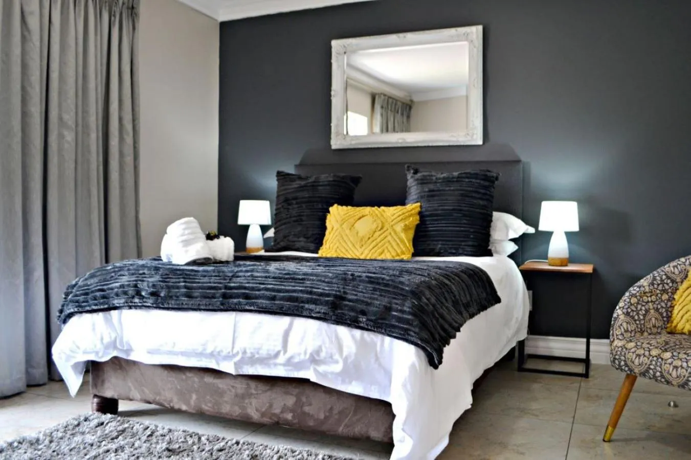 Photo of the whole room, Bed in Bokmakierie Gastehuis Emalahleni Pty Ltd