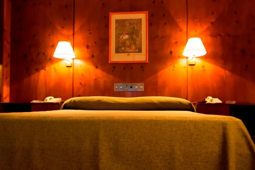 Bed in Hotel del Jardín