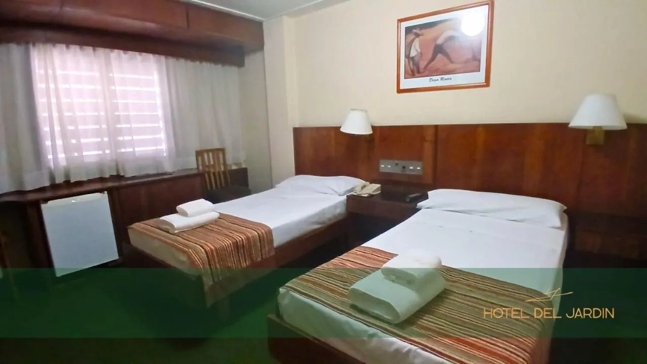 Bed in Hotel del Jardín