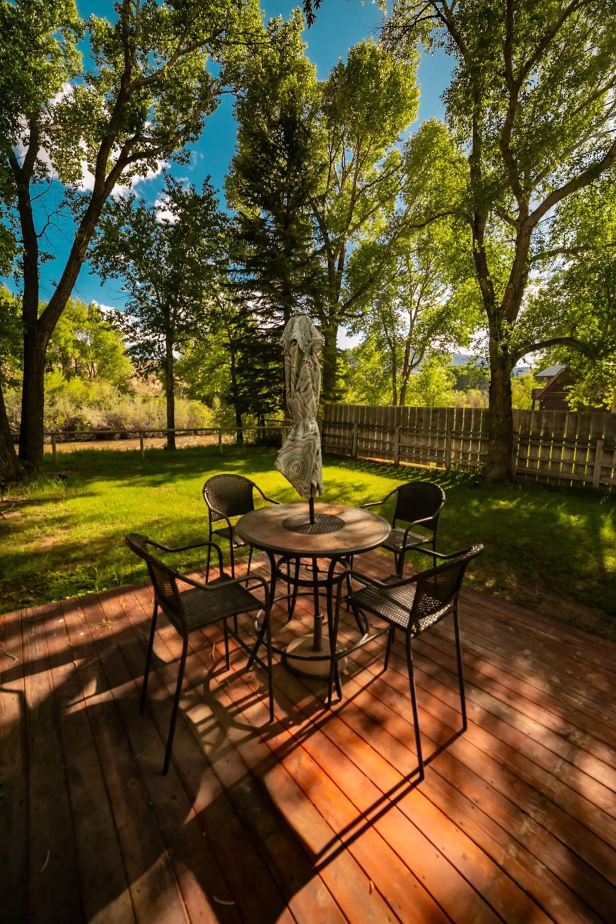 Patio in Chinook Winds Lodge
