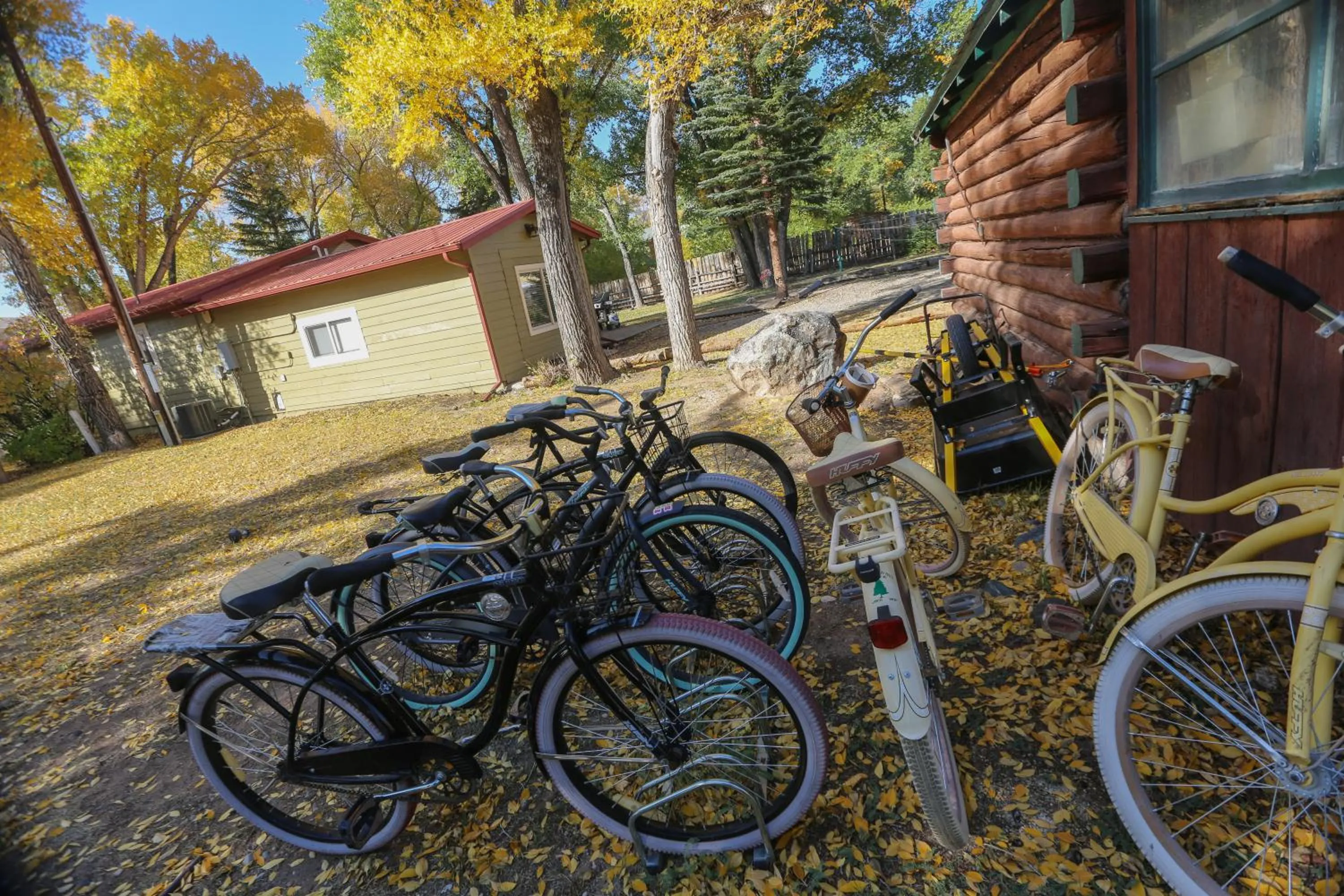Cycling in Chinook Winds Lodge