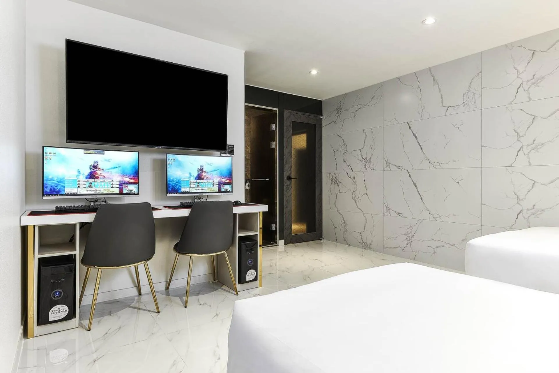 Bed in Wonju May hotel