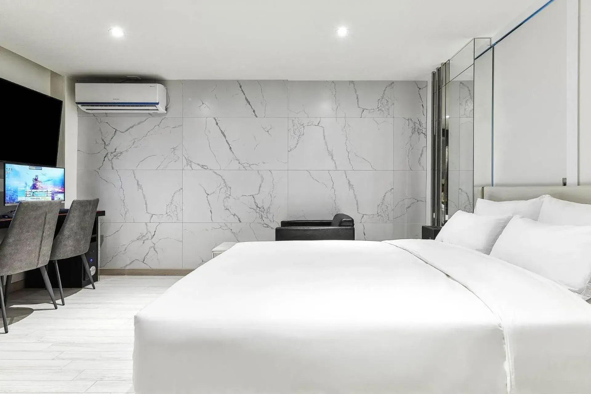 Bed in Wonju May hotel Bed in Wonju May hotel