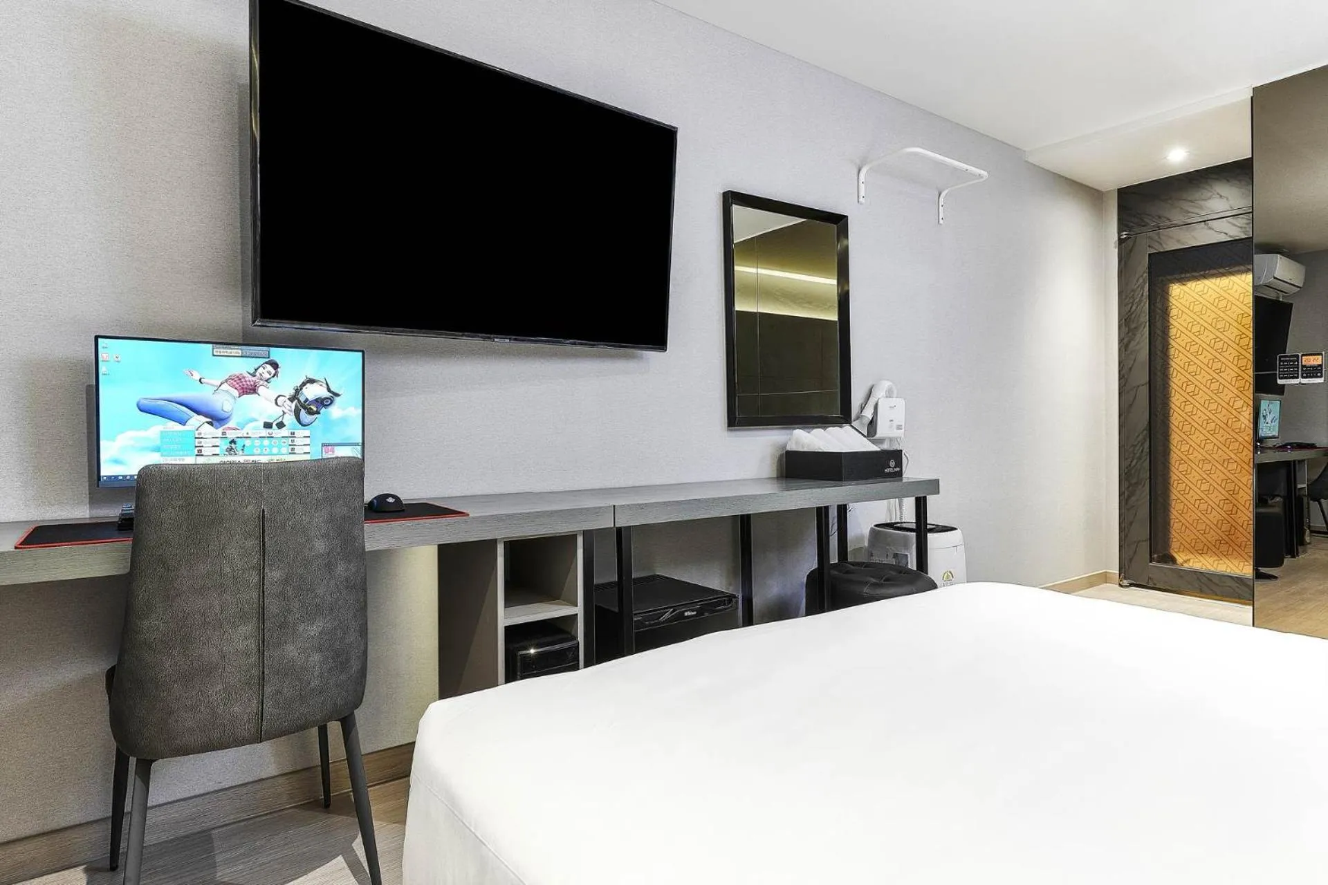 Bed in Wonju May hotel