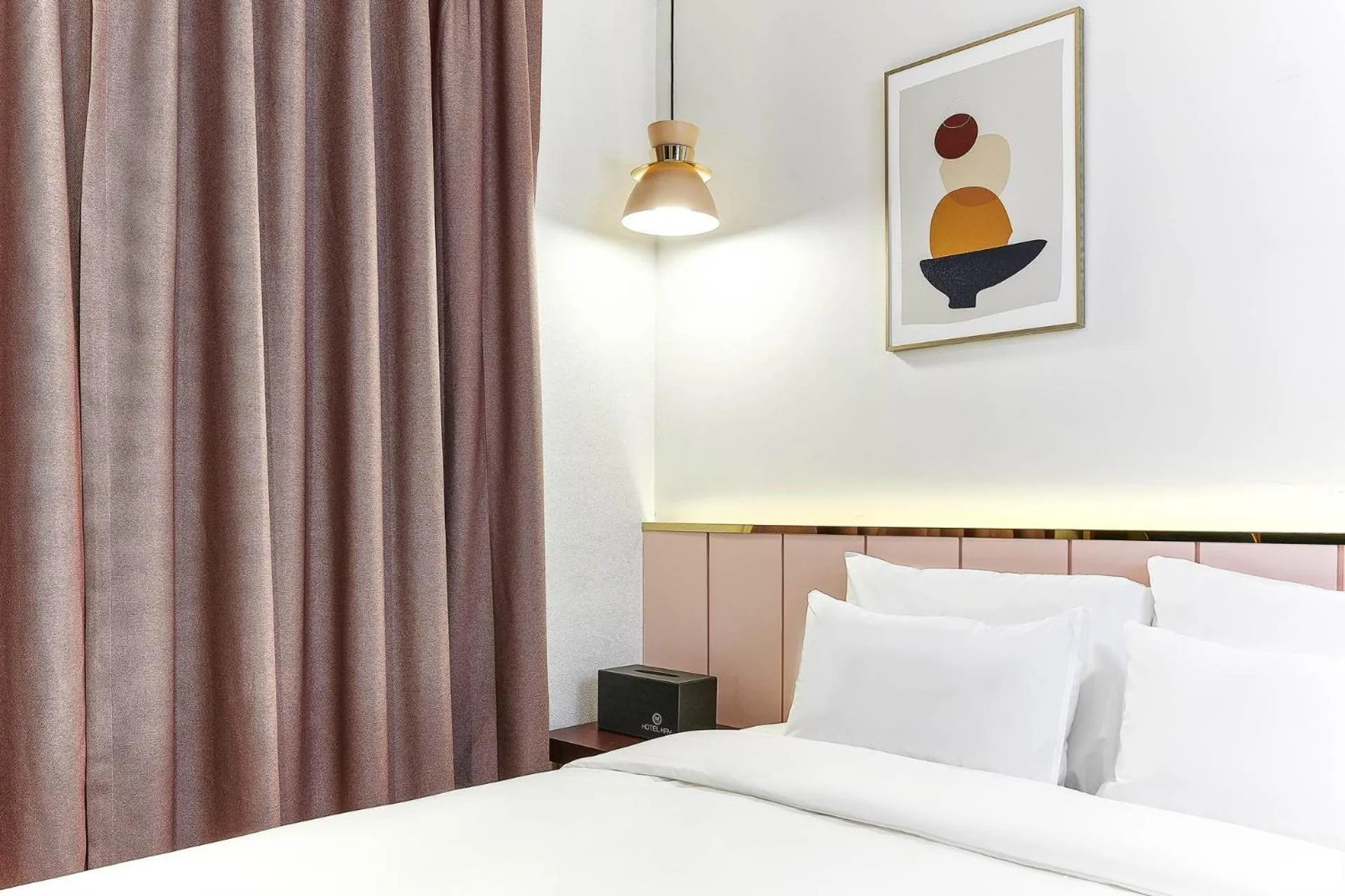 Bed in Wonju May hotel