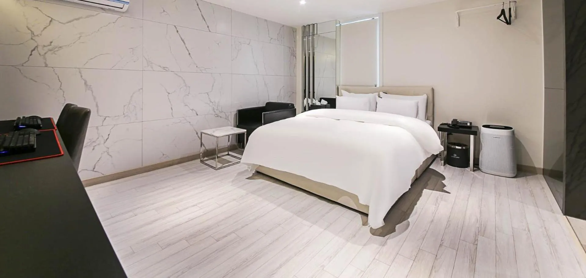 Bed in Wonju May hotel