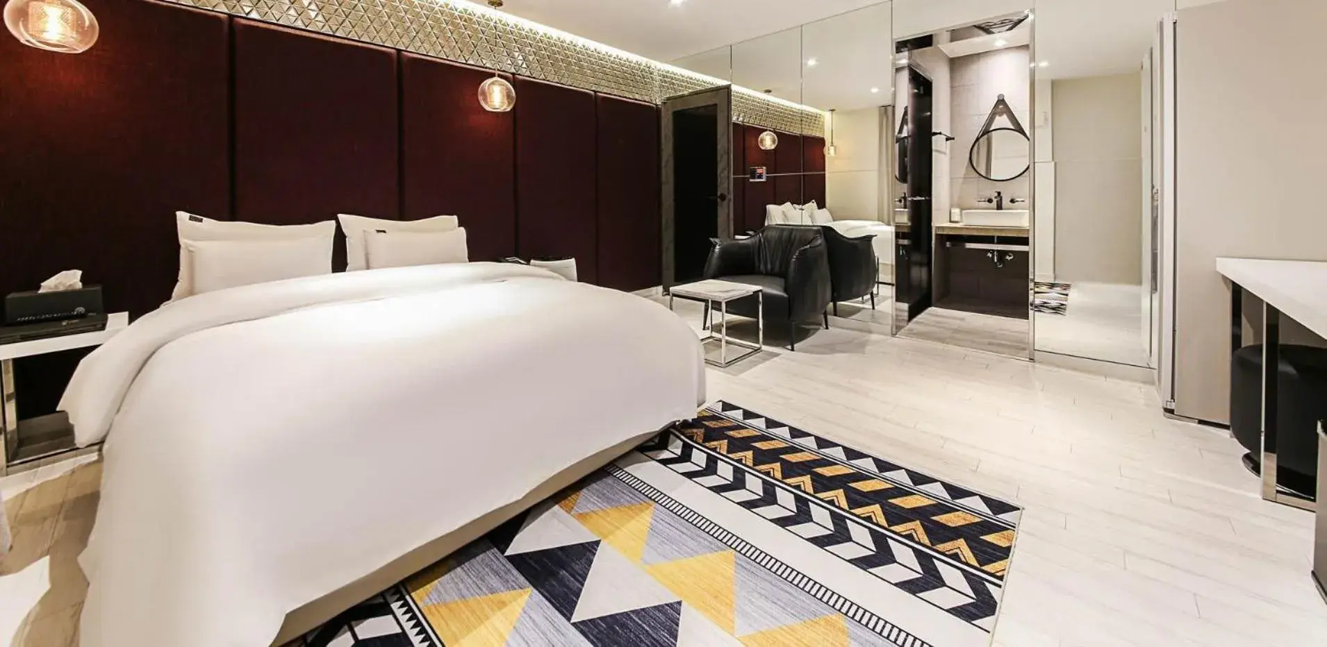 Bed in Wonju May hotel Bed in Wonju May hotel