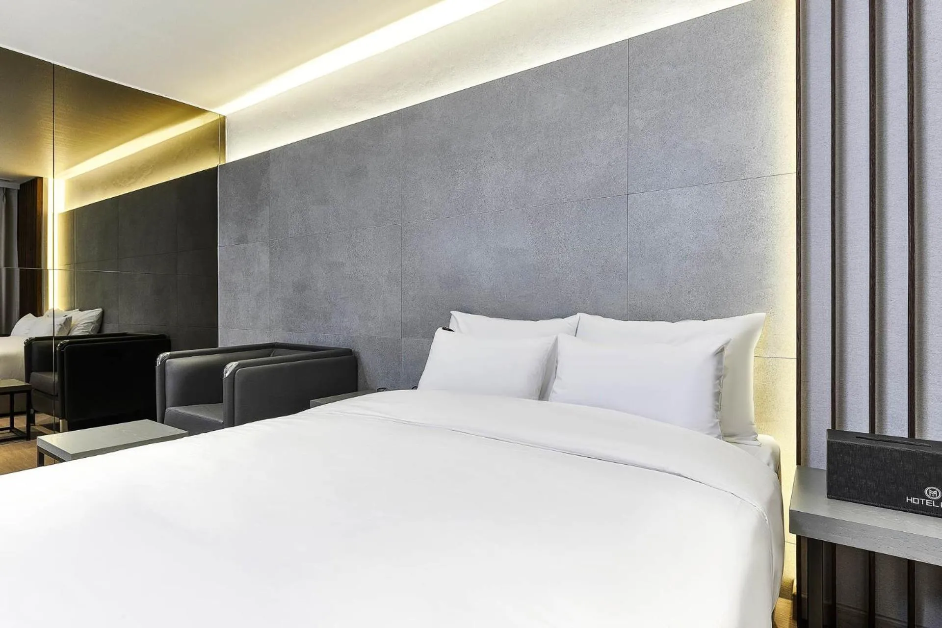 Bed in Wonju May hotel