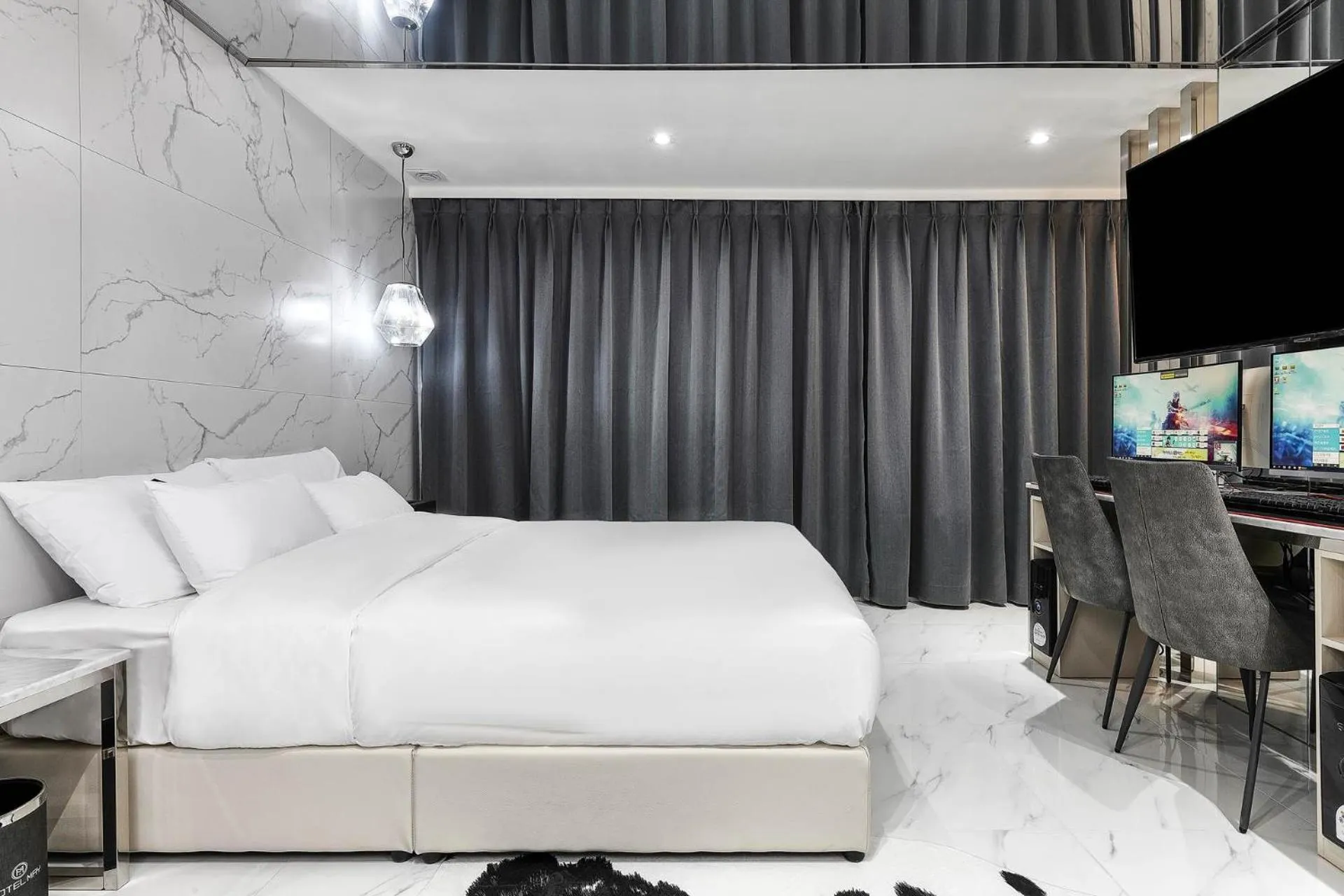 Bed in Wonju May hotel