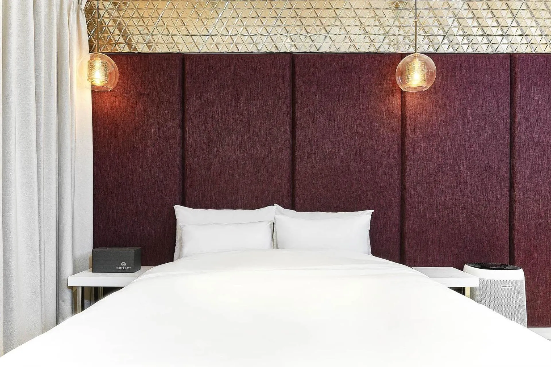 Bed in Wonju May hotel