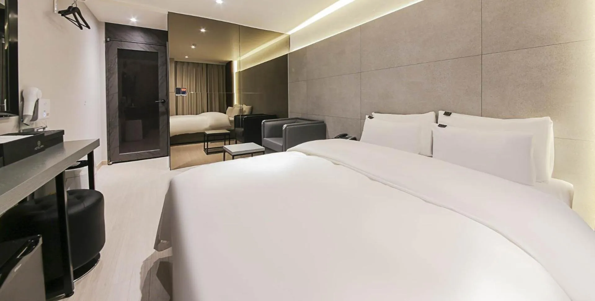 Bed in Wonju May hotel