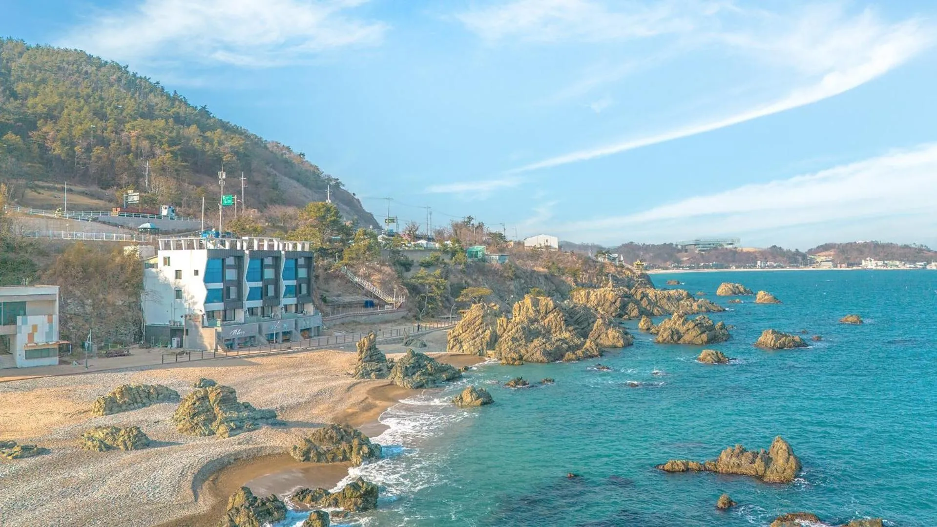 Property building in gyeongju blue21 poolvilla pension