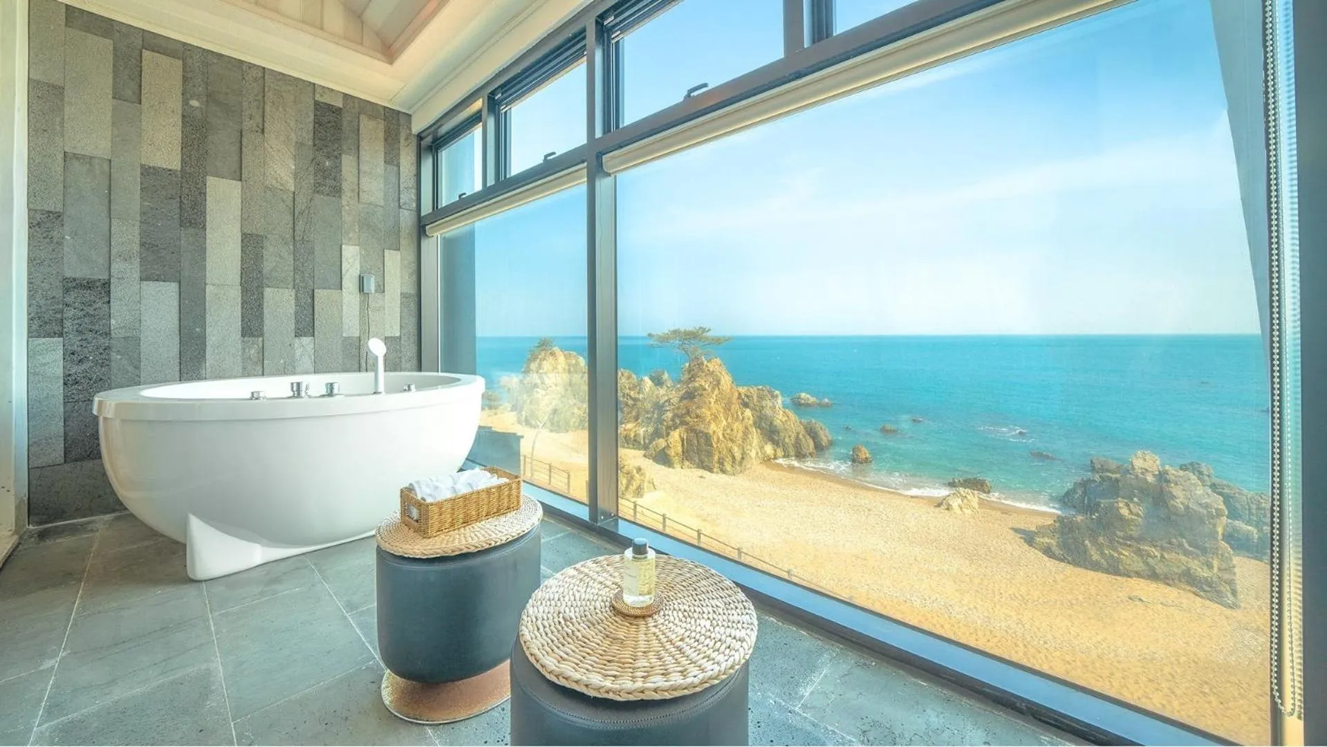 Property building in gyeongju blue21 poolvilla pension