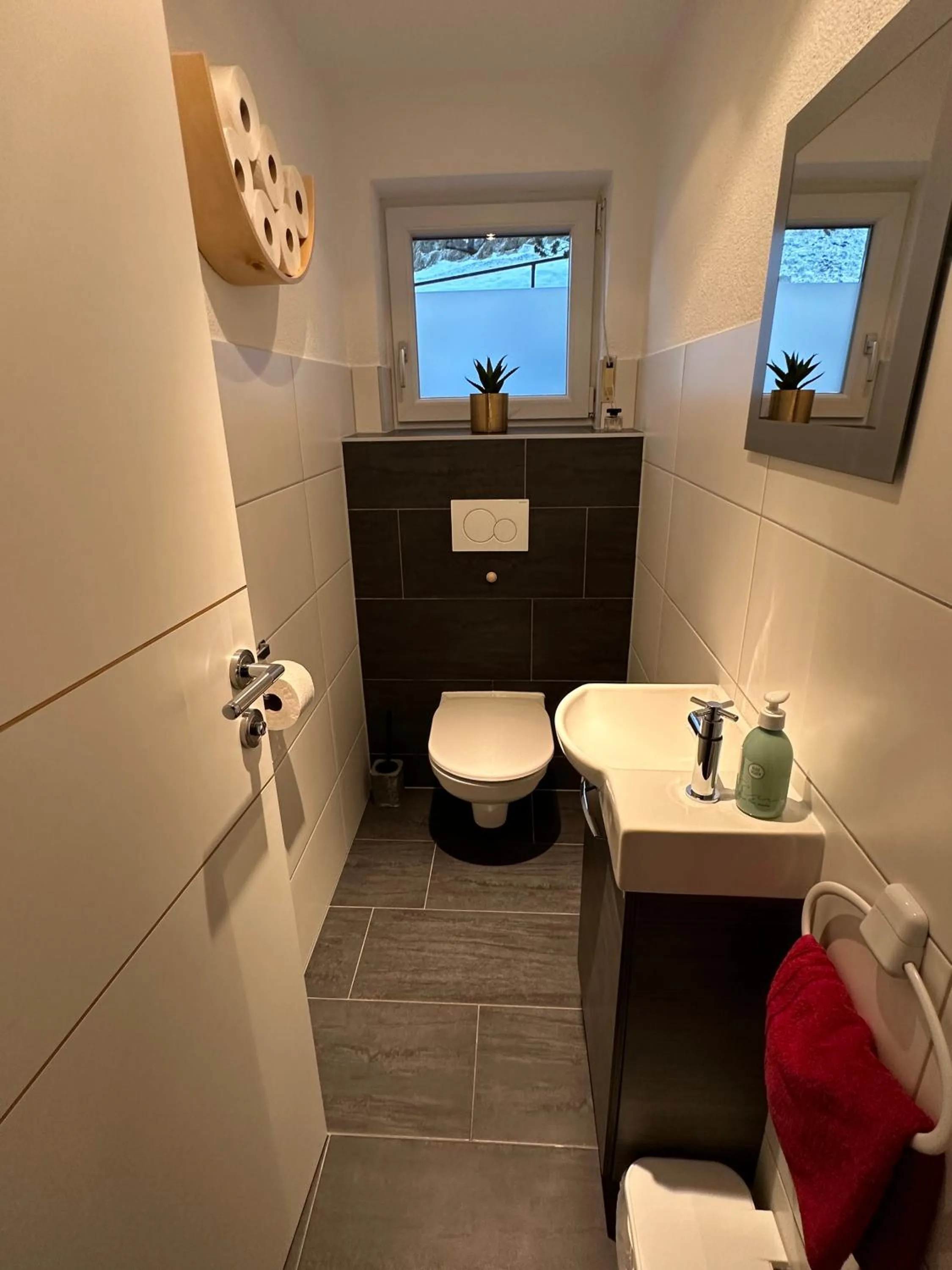 Toilet in Ferienhaus Freizeit