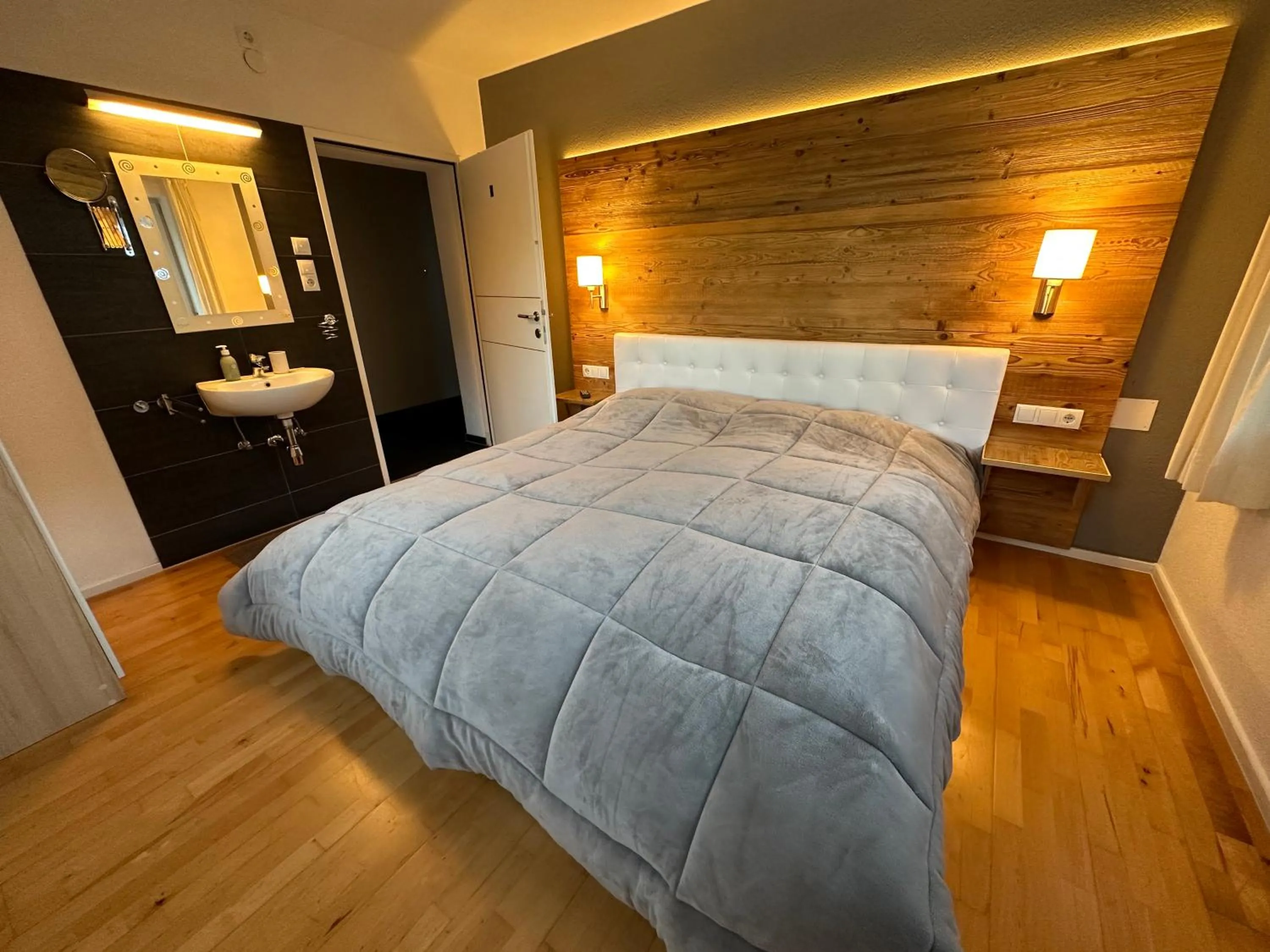 Bedroom, Bed in Ferienhaus Freizeit