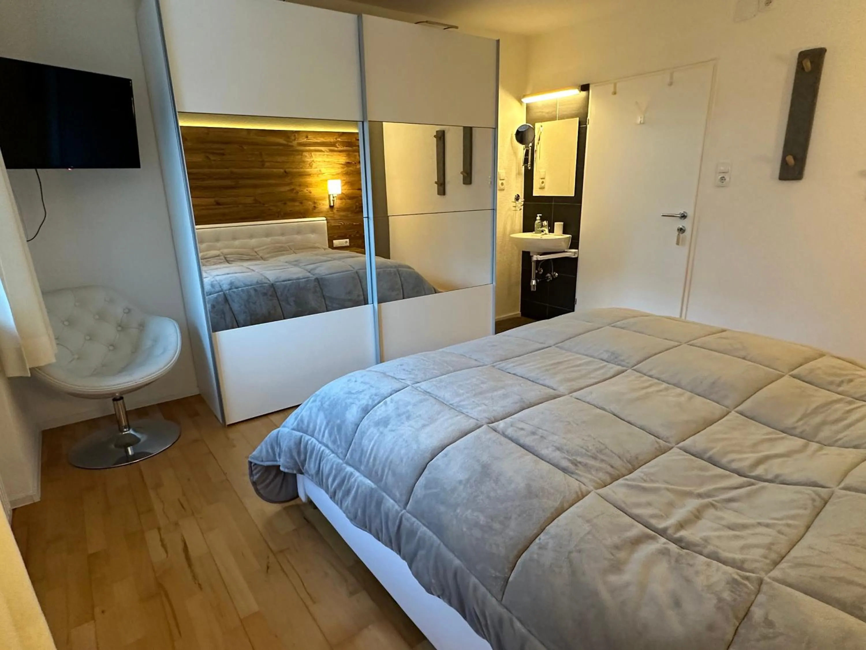Bedroom, Bed in Ferienhaus Freizeit