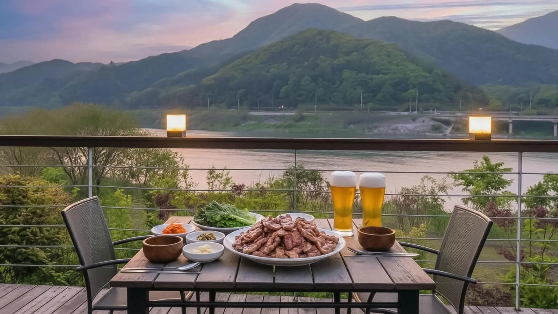 Property building in Gapyeong Rowa River view Pension