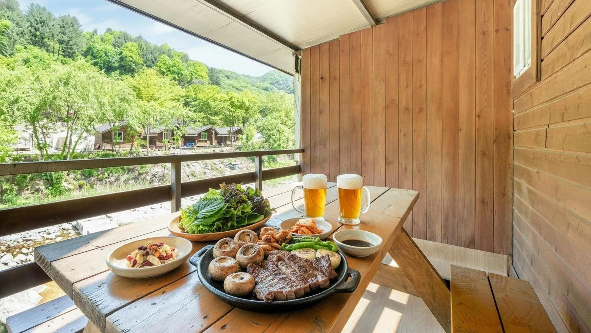 Property building in Gapyeong Wood Valley Kids Pension