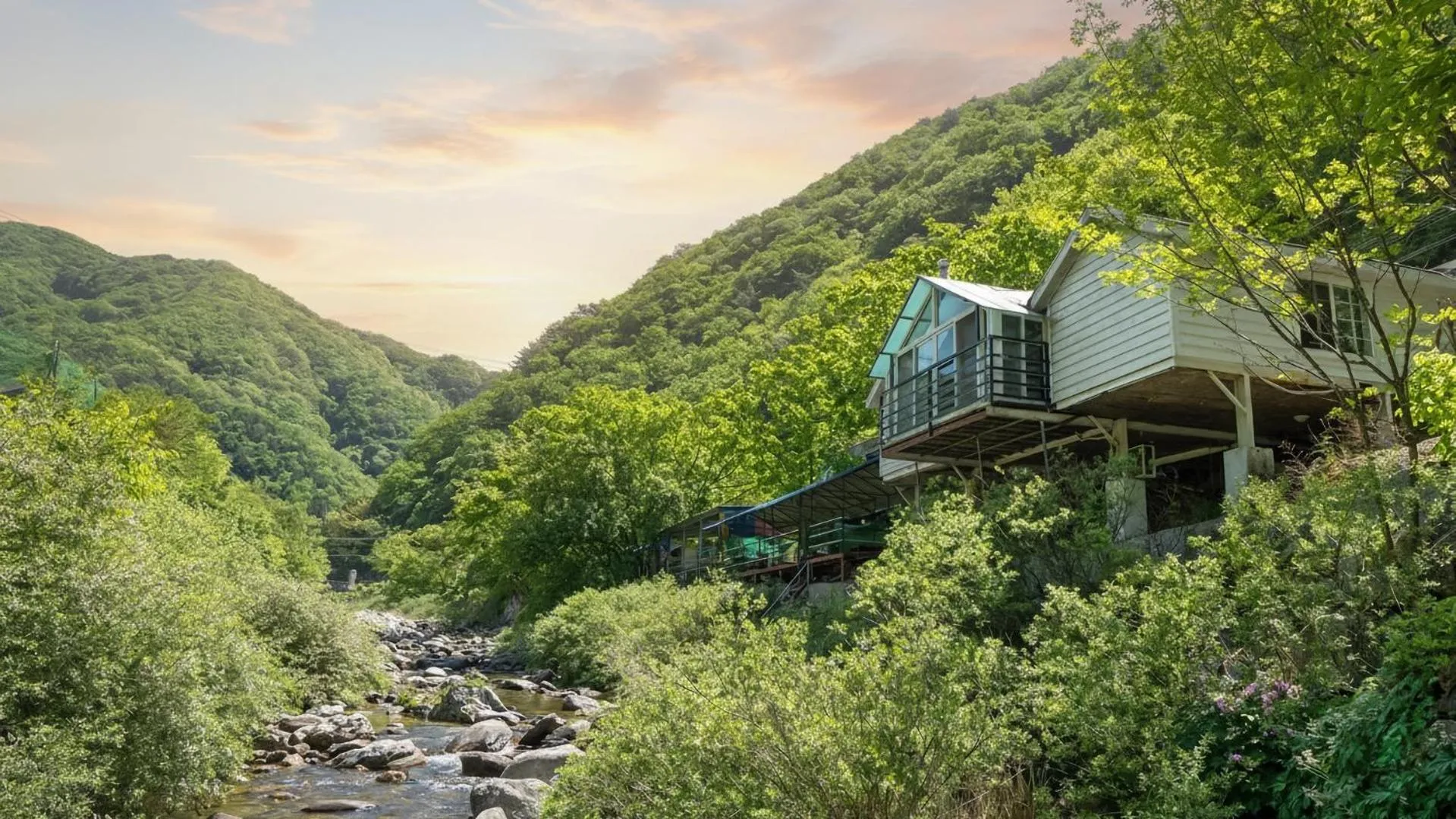 Property building in Gapyeong Wood Valley Kids Pension