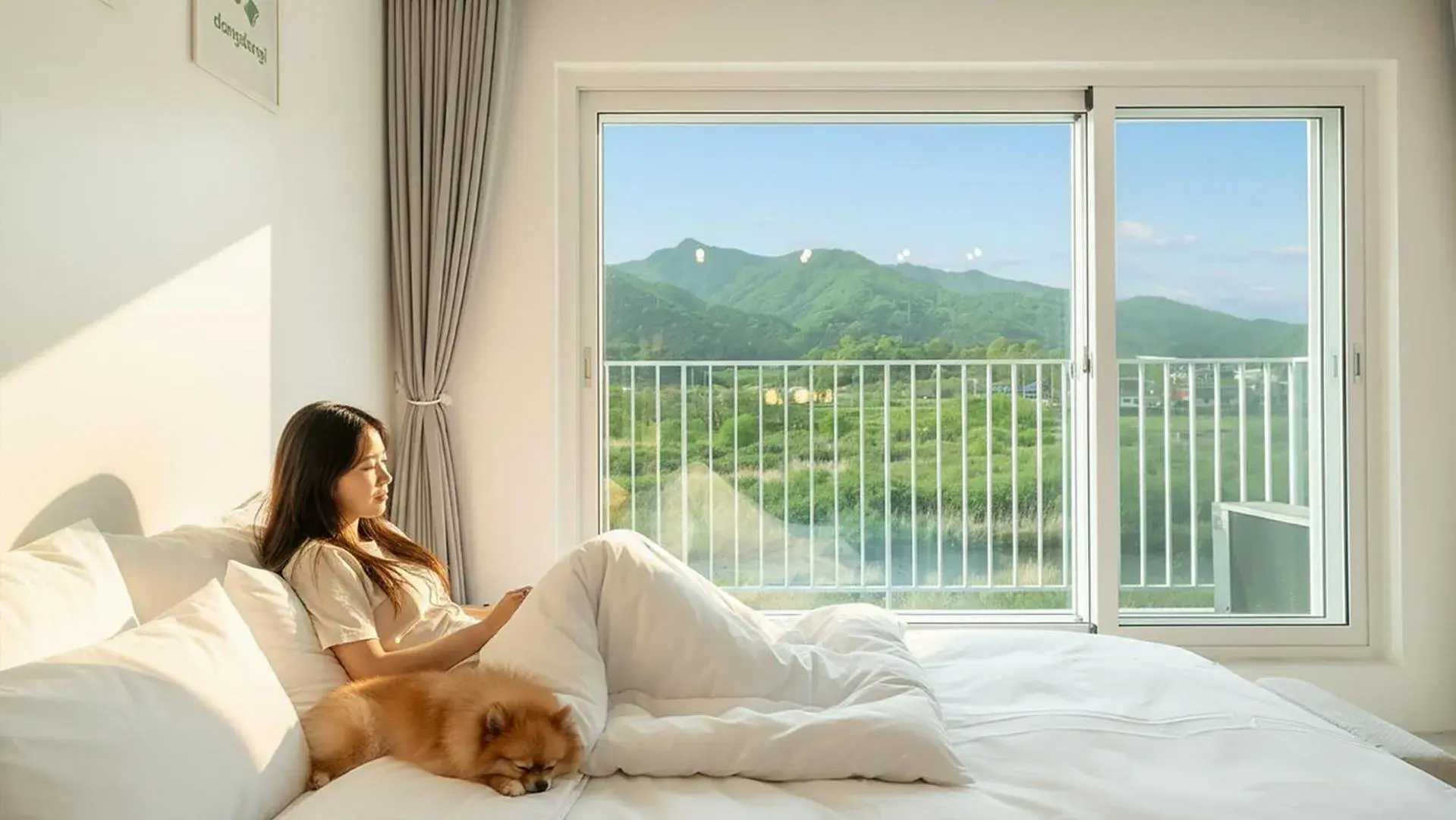 Property building, Bed in Gapyeong Dangdangi Pet Poolvilla Blue Property building, Bed in Gapyeong Dangdangi Pet Poolvilla Blue