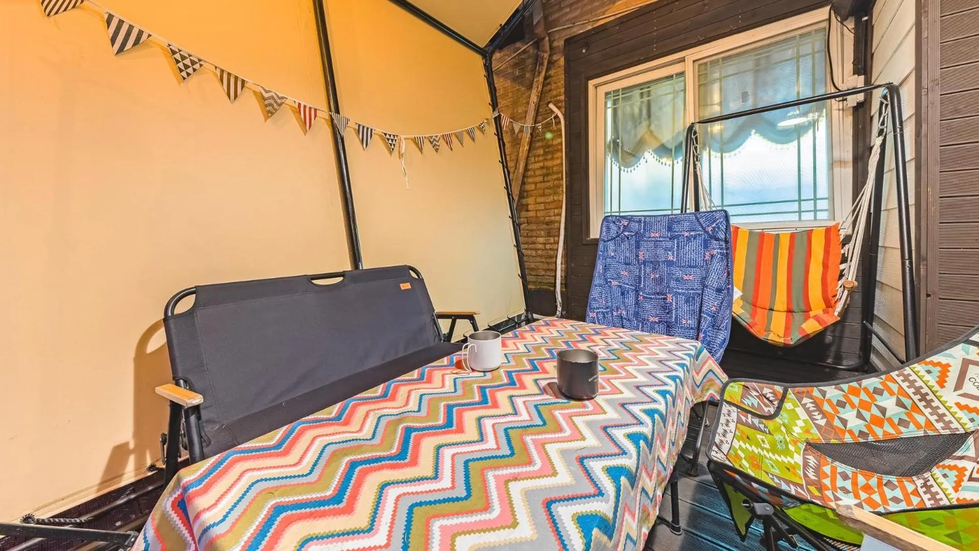 Photo of the whole room, Bed in Hwacheon Sky Valley Pension