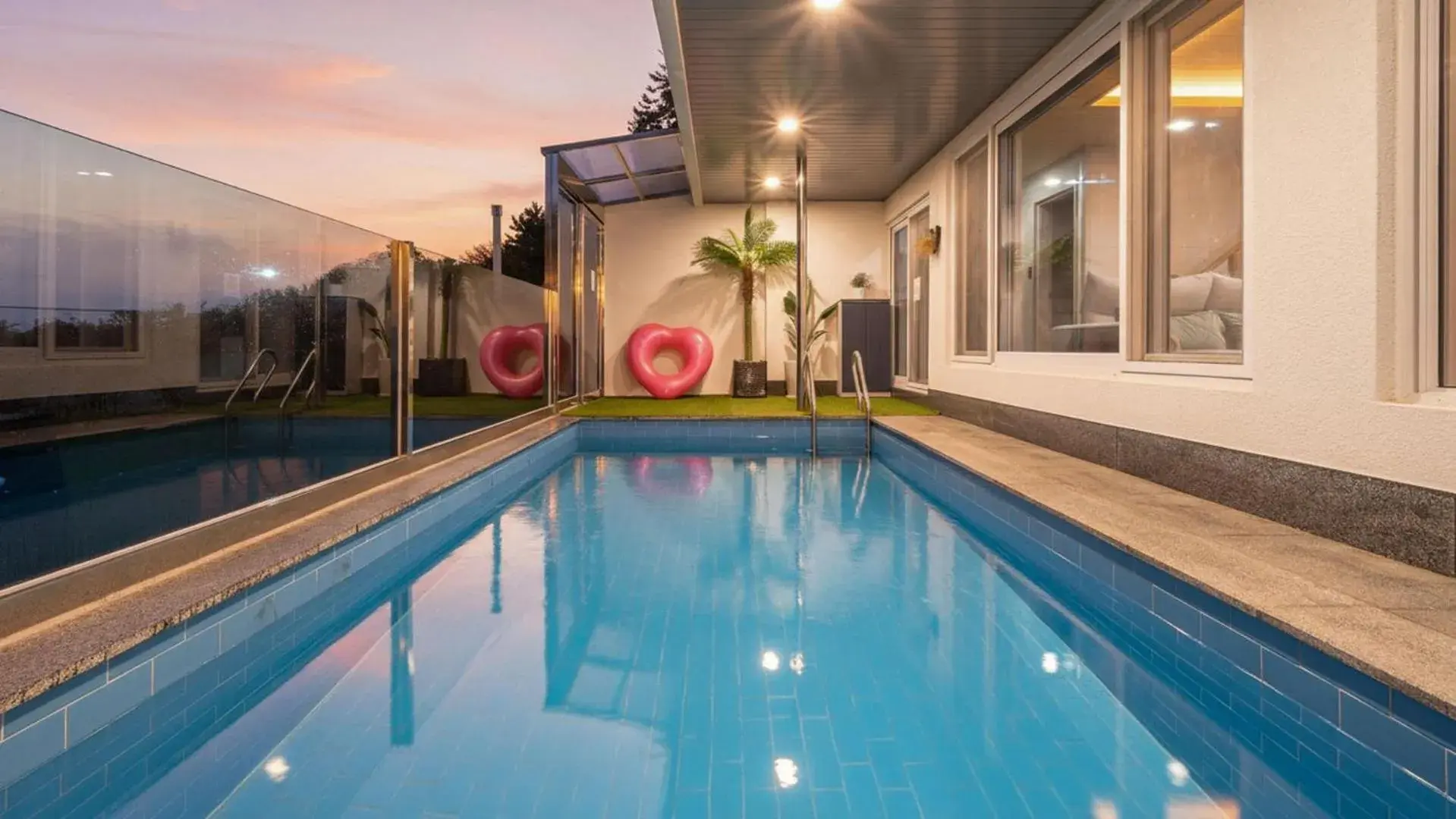 Property building in Namhae Eagless Poolvilla Pension Property building in Namhae Eagless Poolvilla Pension