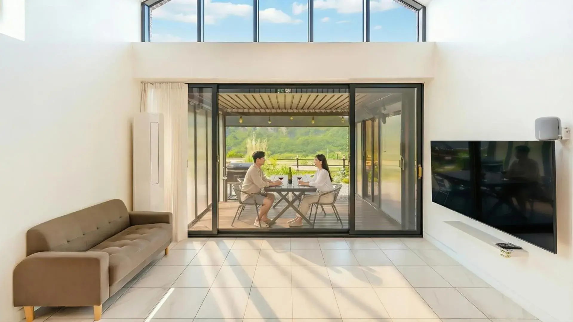 Property building in Danyang Dandelion Pool Villa Property building in Danyang Dandelion Pool Villa