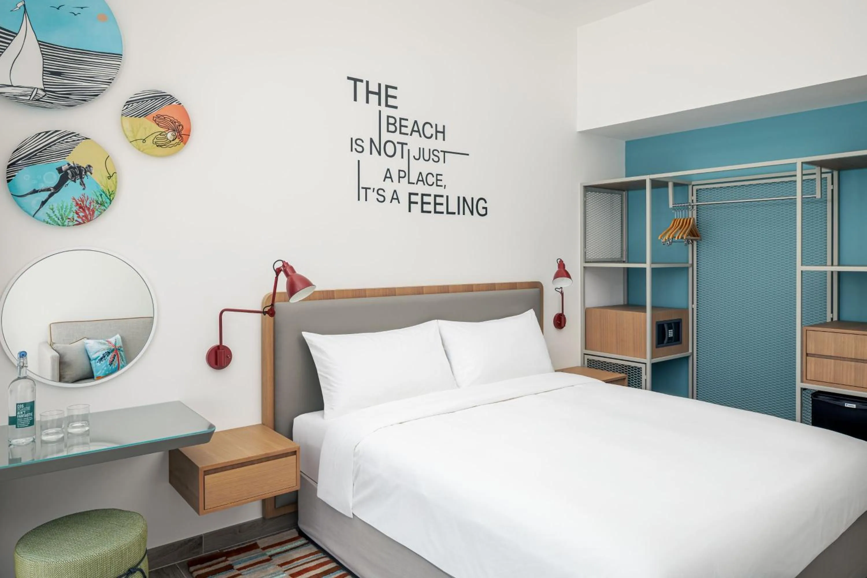 Bed in Rove Al Marjan Island