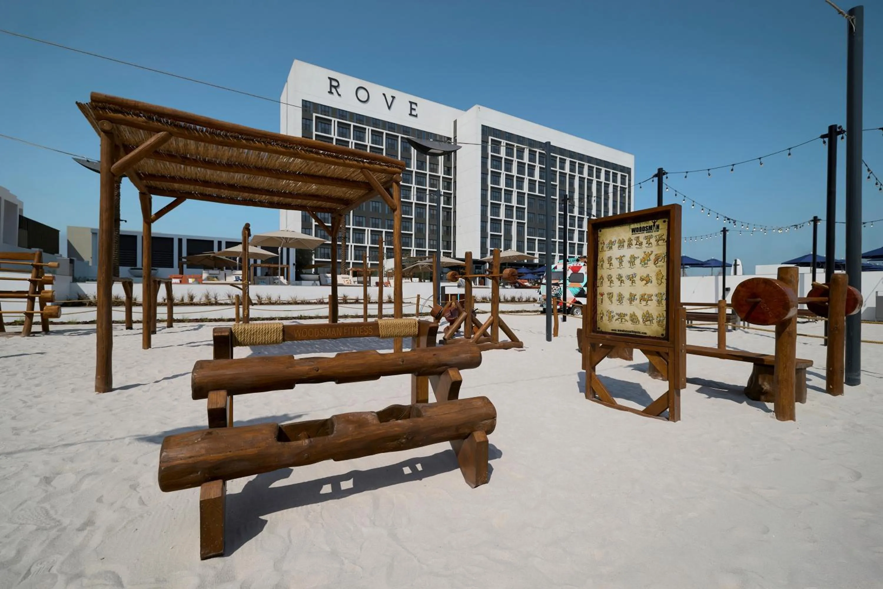 Fitness centre/facilities in Rove Al Marjan Island