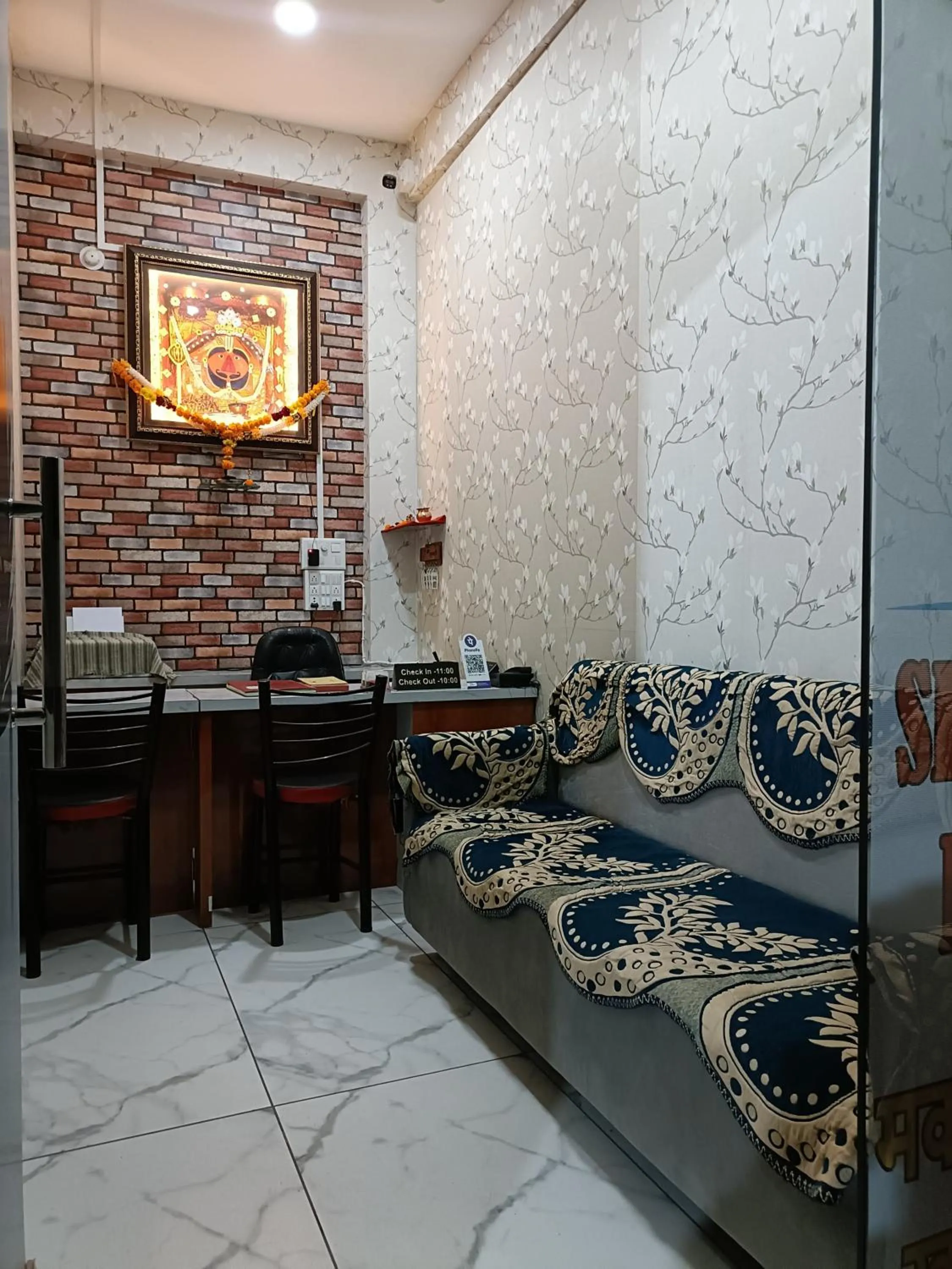 Seating area in Hotel shri salasar