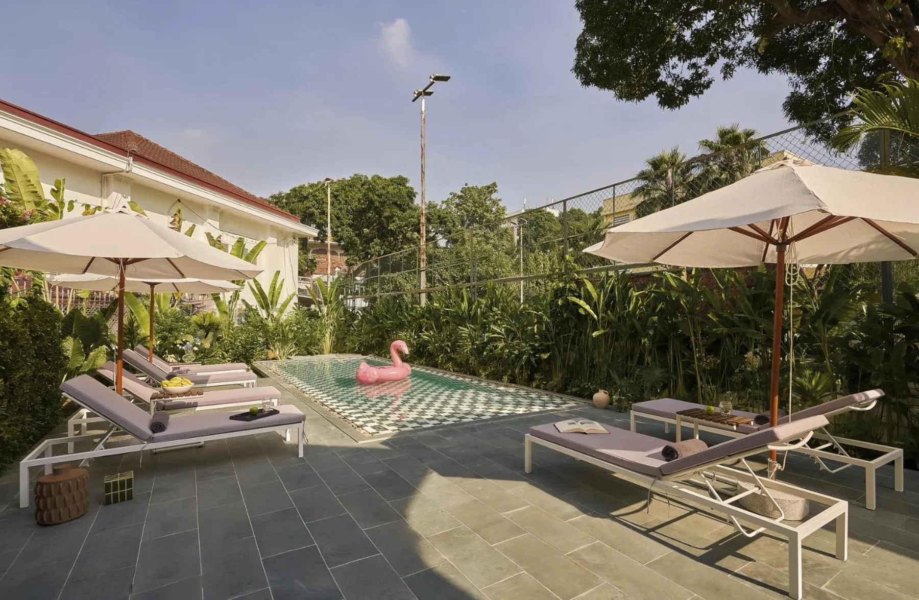 Pool view in President Maison Signature By M Village