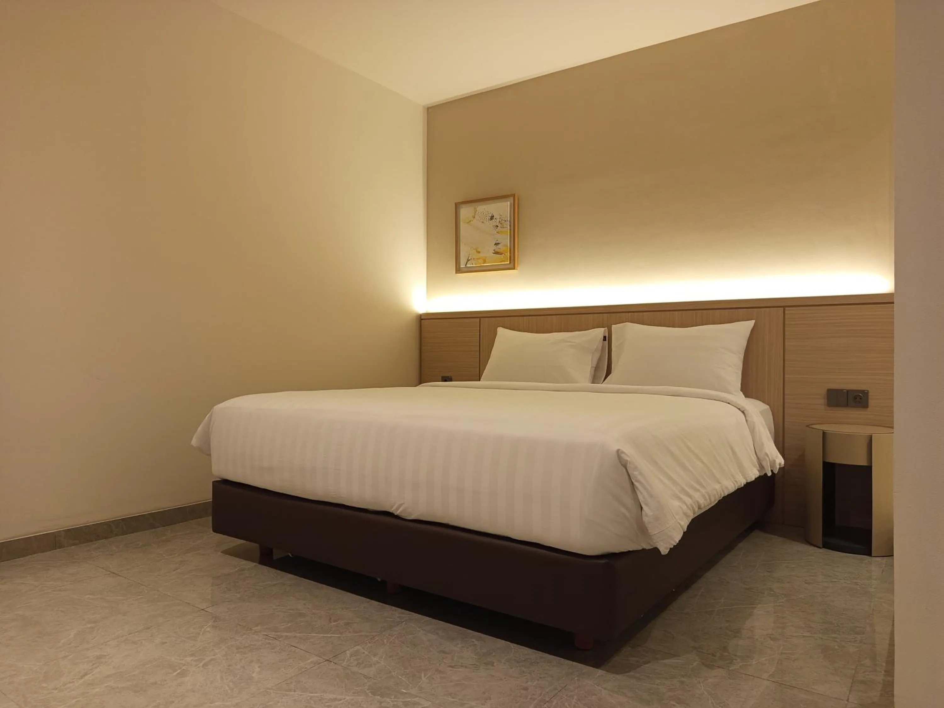 Bed in Ow! Hotel Boutique Kemayoran