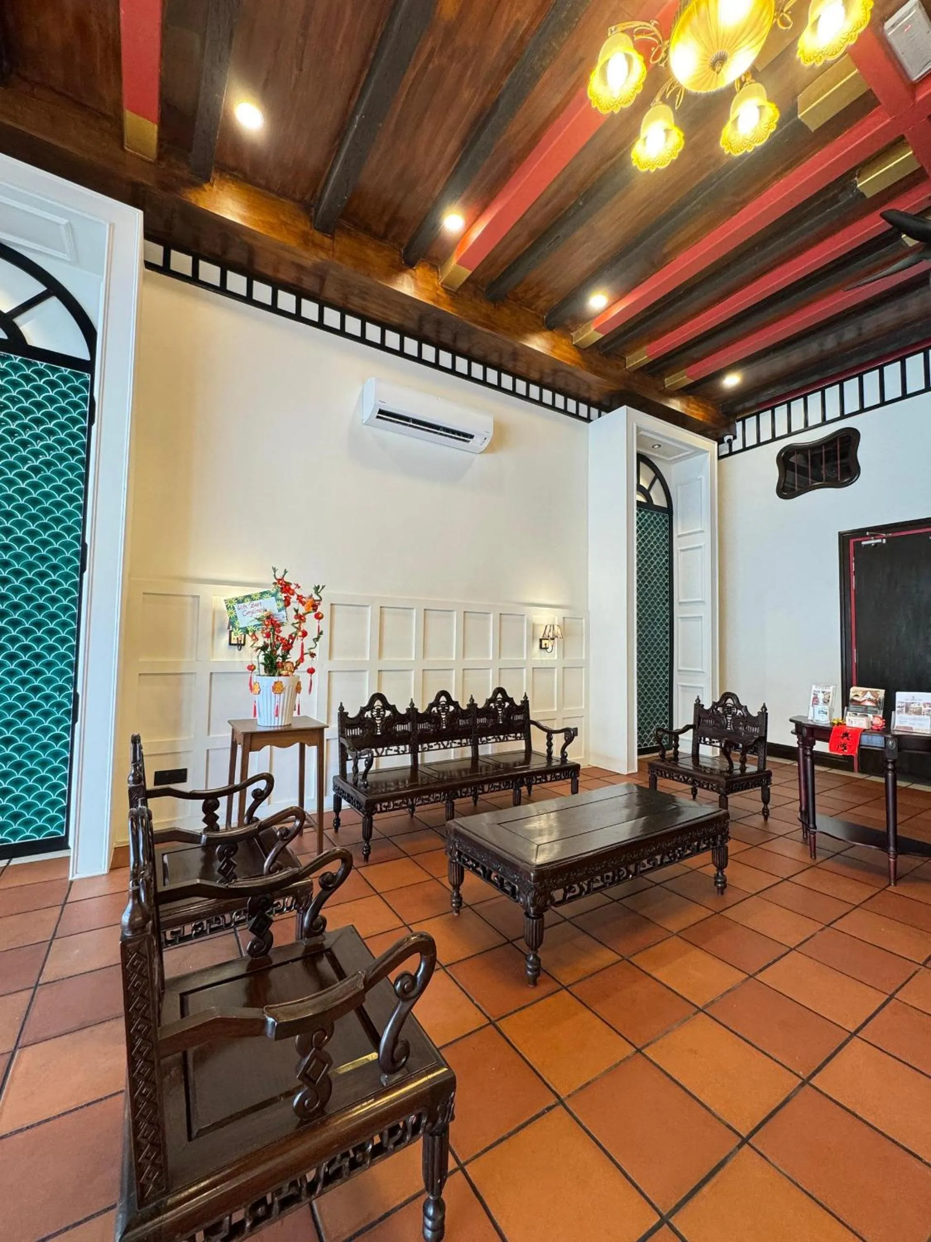 Communal lounge/ TV room in Hotel Ban Sheng Teik