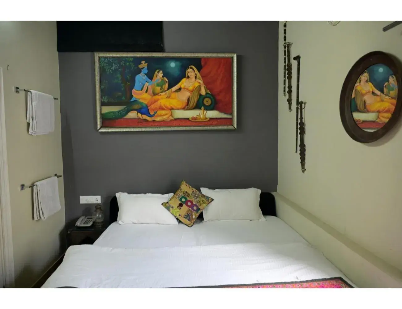 Bed in Hotel Mewarts, Udaipur Bed in Hotel Mewarts, Udaipur