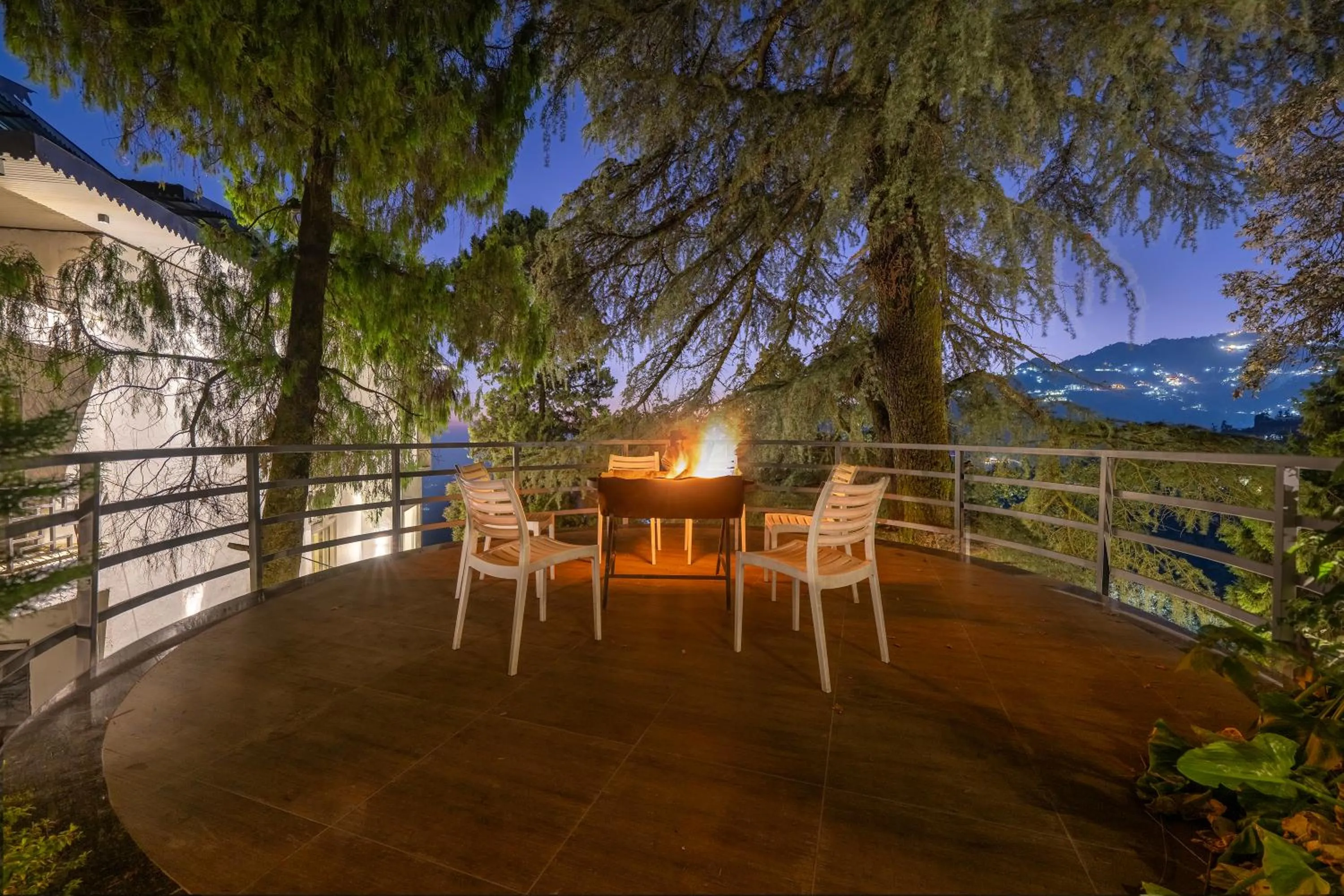 Patio in Echor Baris Resort Mussoorie