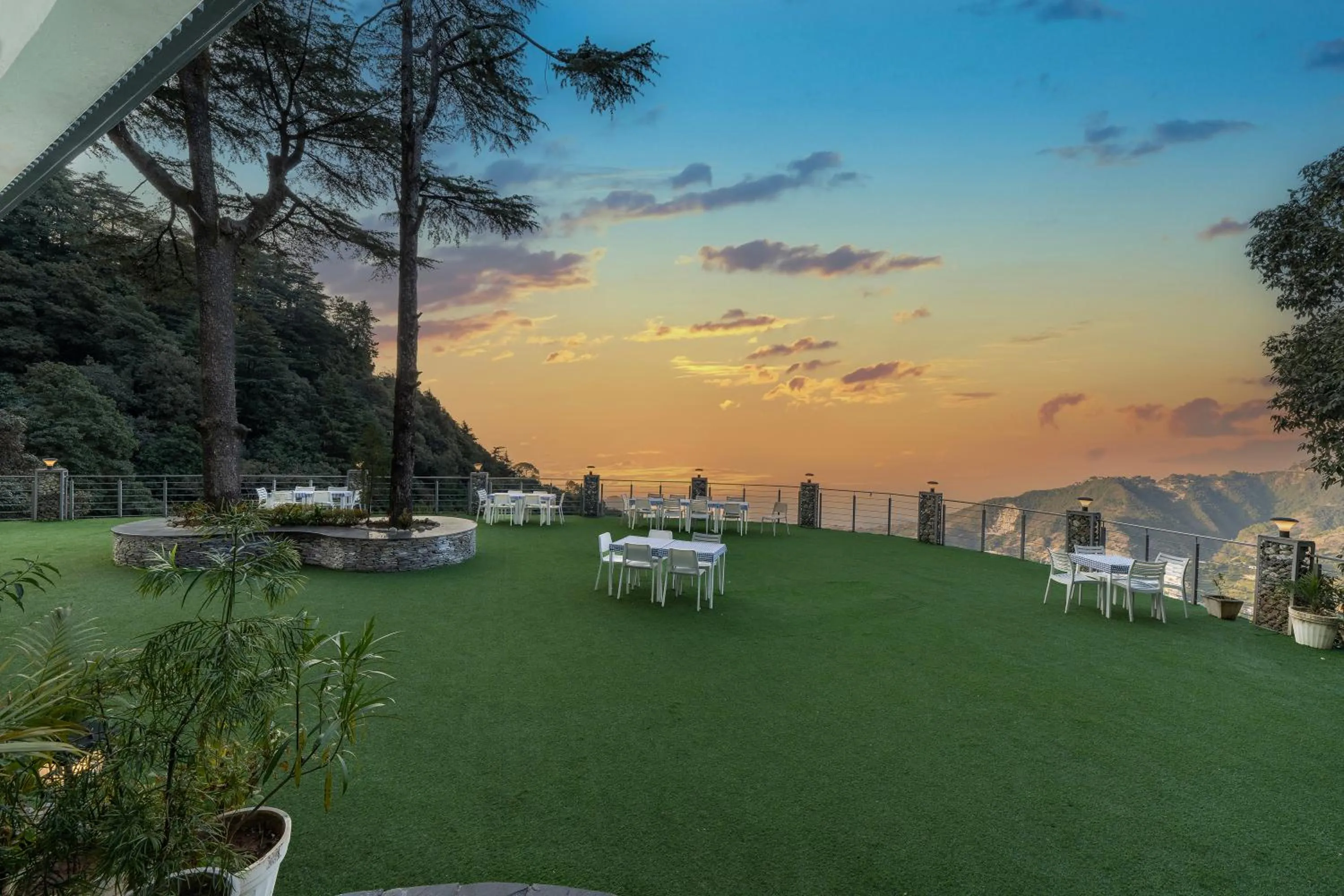 Patio in Echor Baris Resort Mussoorie