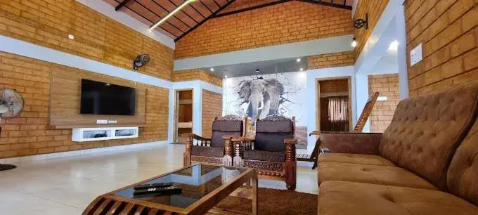 Living room in KK Selfie Point Resort Living room in KK Selfie Point Resort