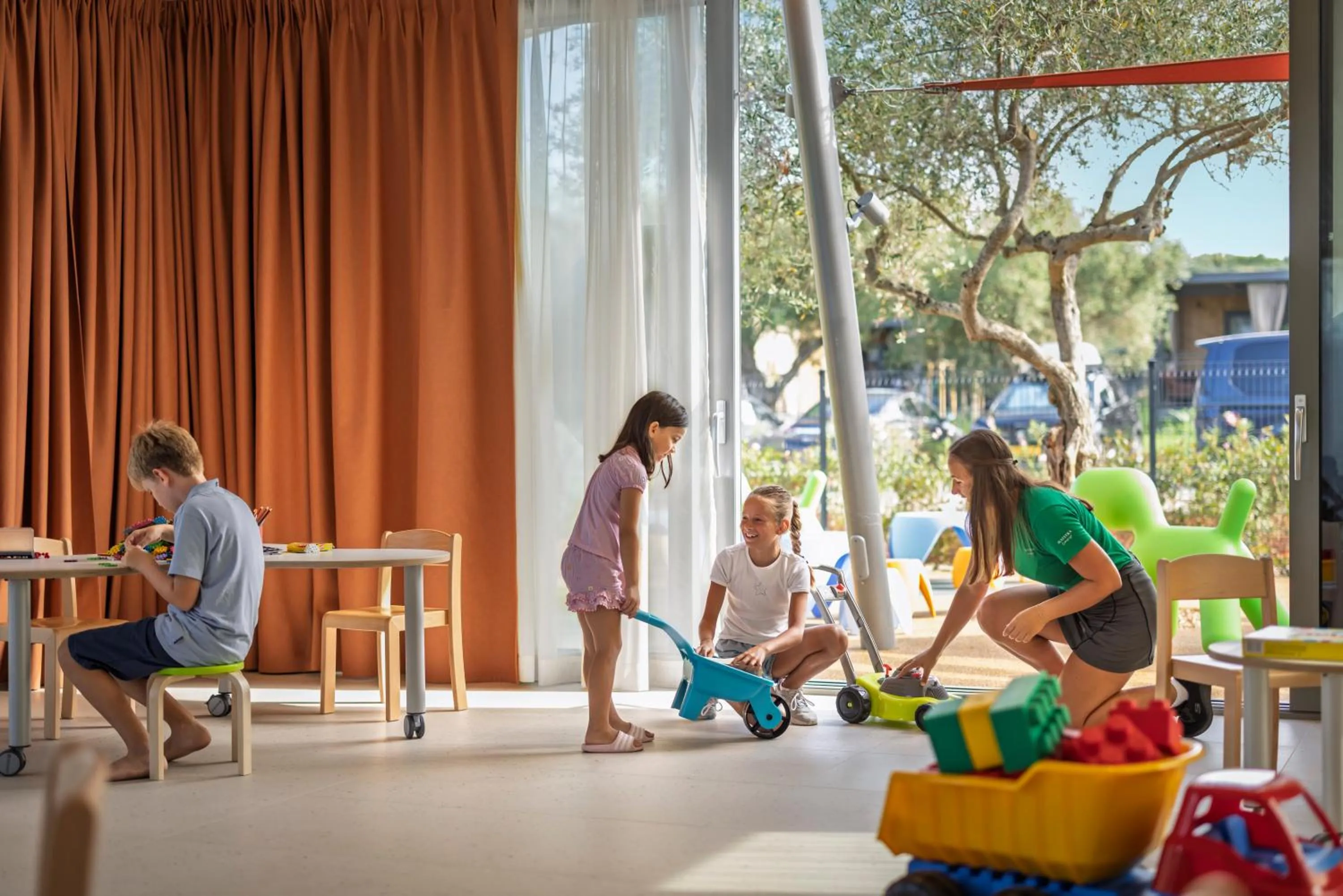 Game Room in Maistra Camping Koversada Covered Mobile homes