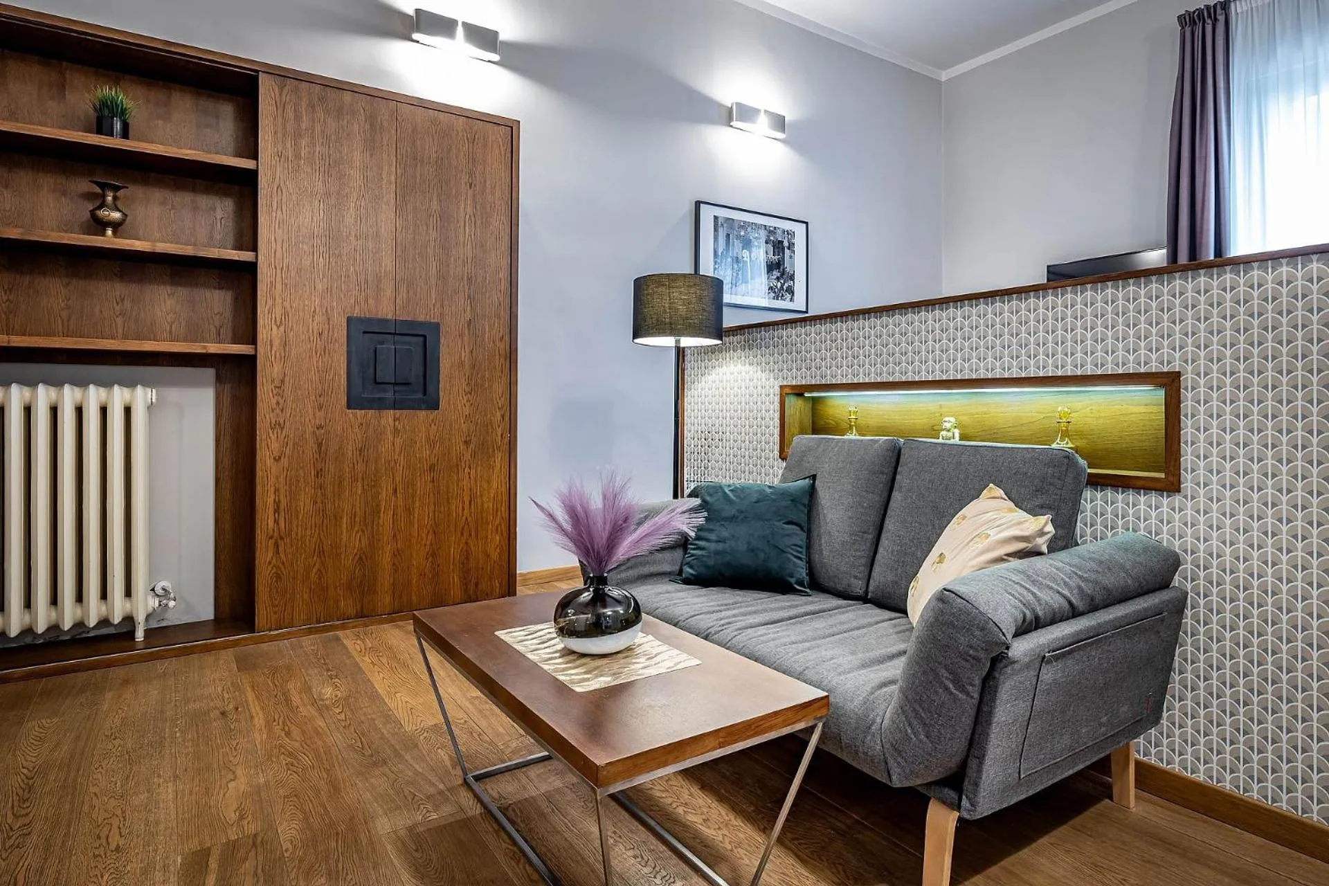 Living room in Antico Centro Suite