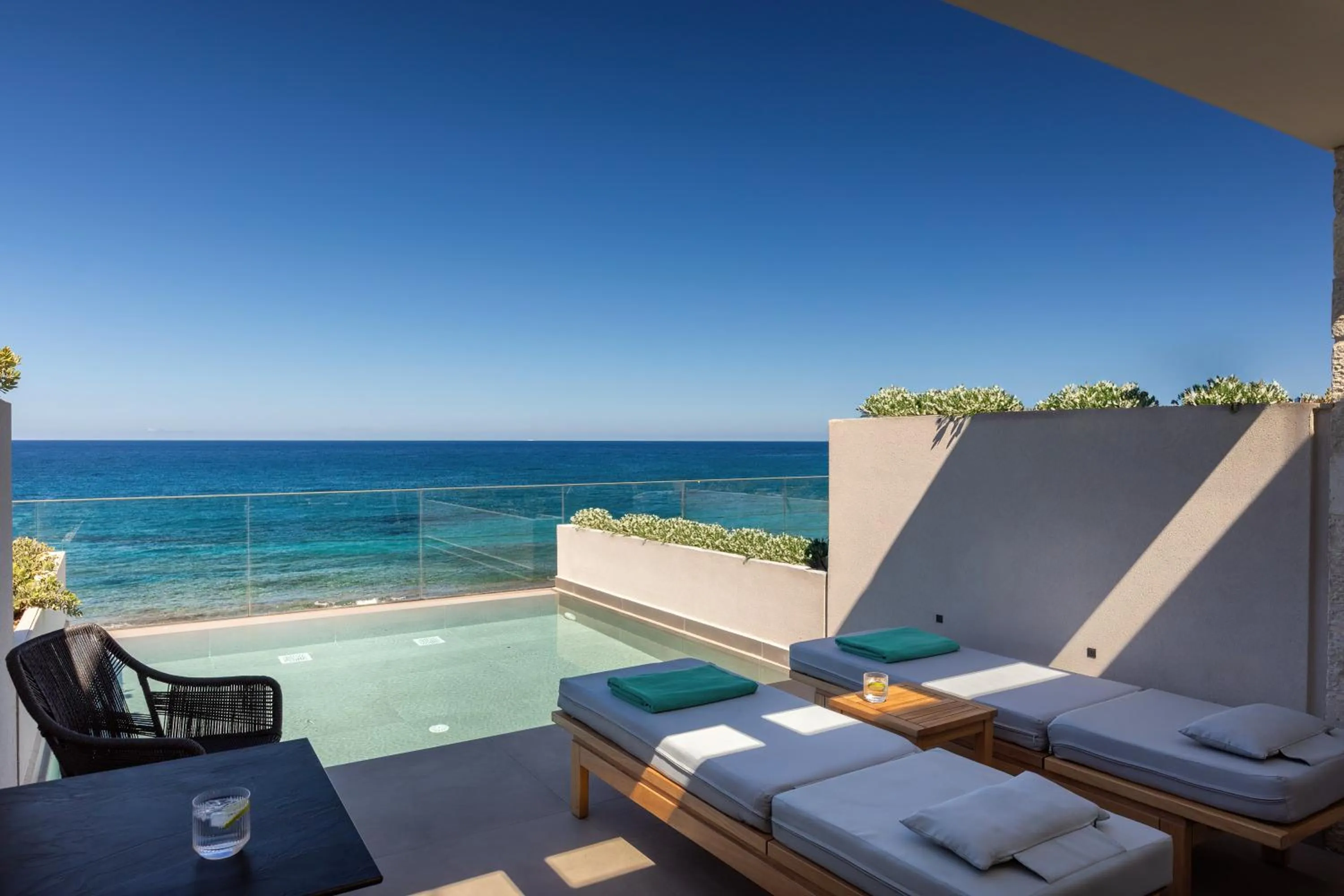 Balcony/Terrace in Castello Boutique Suites by the sea - Adults Only